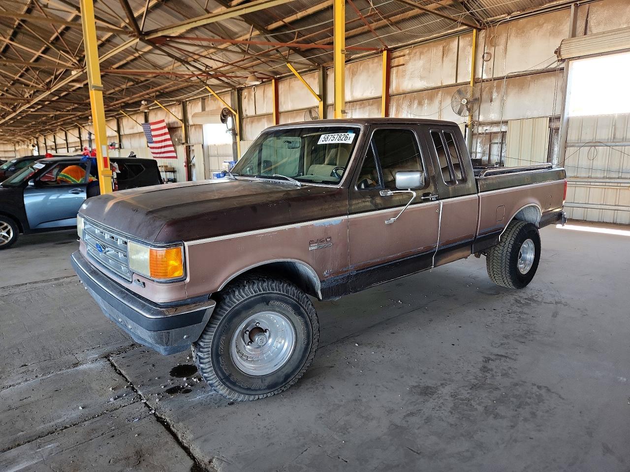 1990 Ford F150 Brown vin: 1FTEX14N5LKA49183