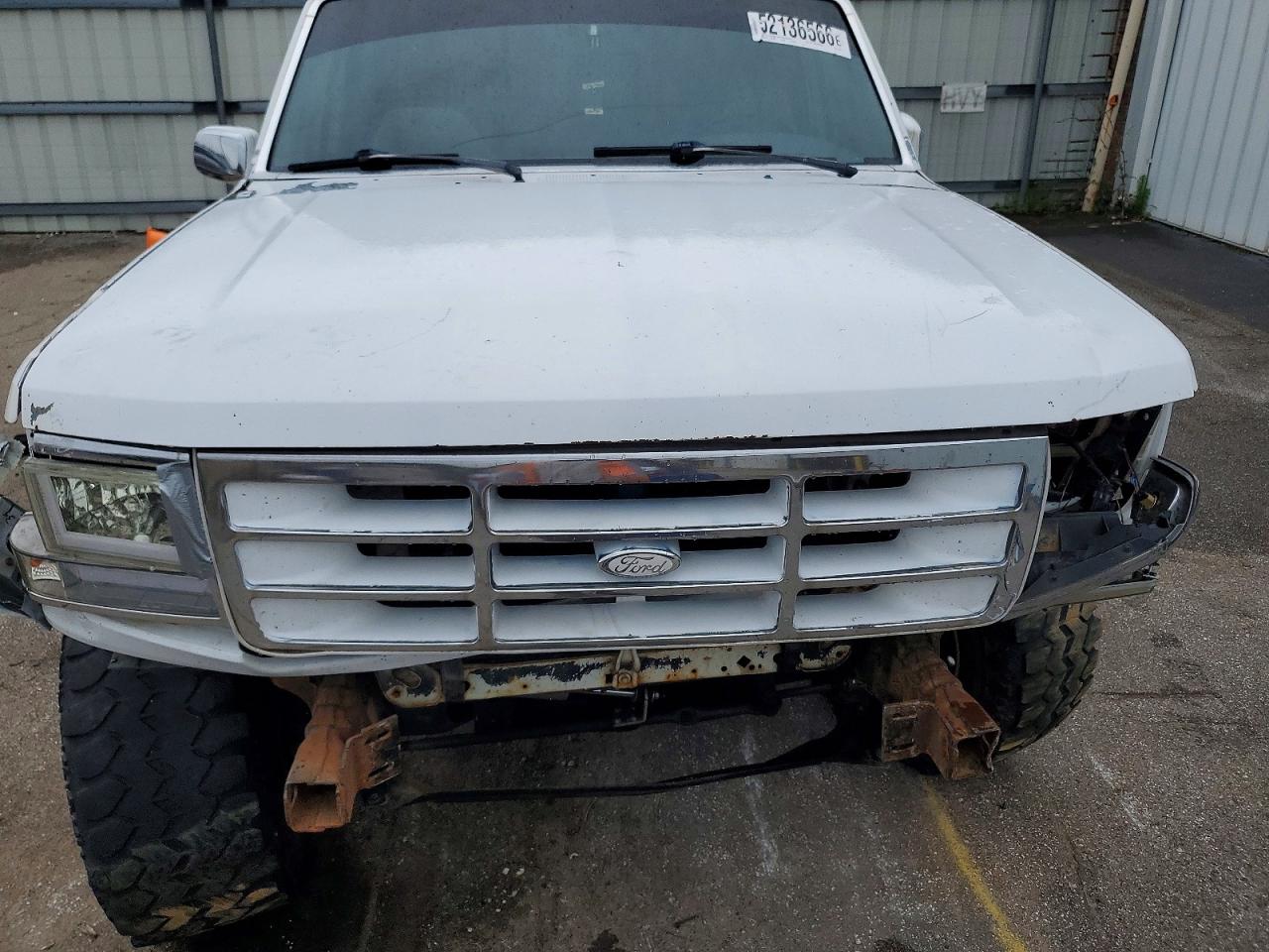 1992 Ford F150 White vin: 1FTEX14N5NKB23446