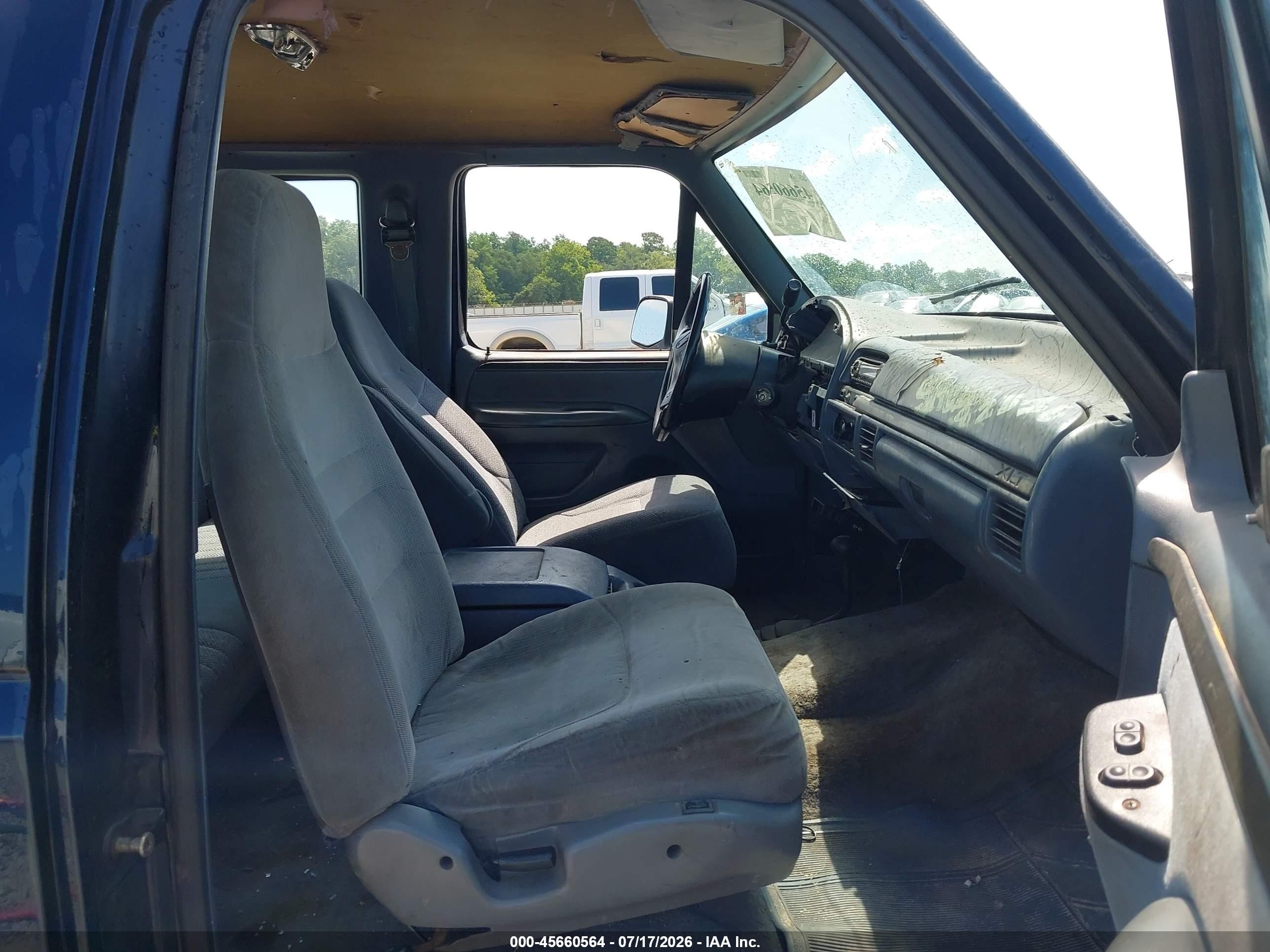 1993 Ford F150 Dark Blue vin: 1FTEX14N5PKB28309