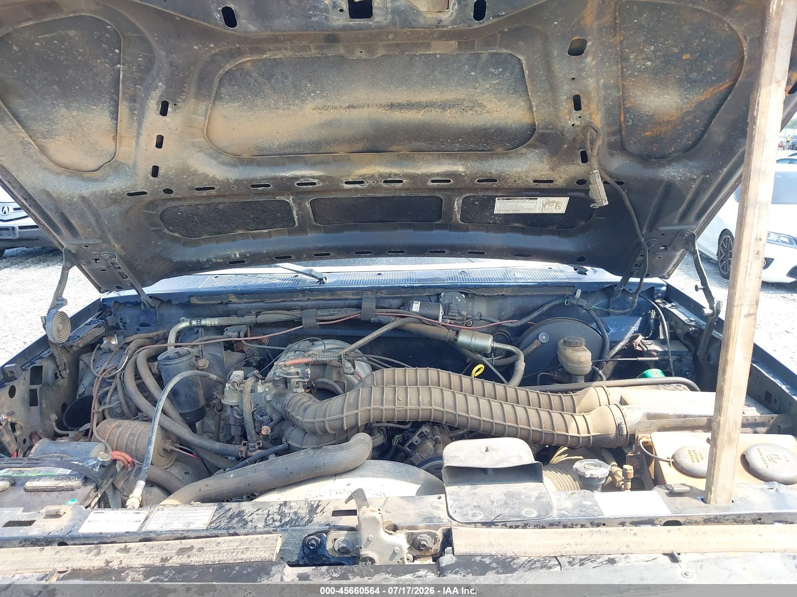 1993 Ford F150 Dark Blue vin: 1FTEX14N5PKB28309