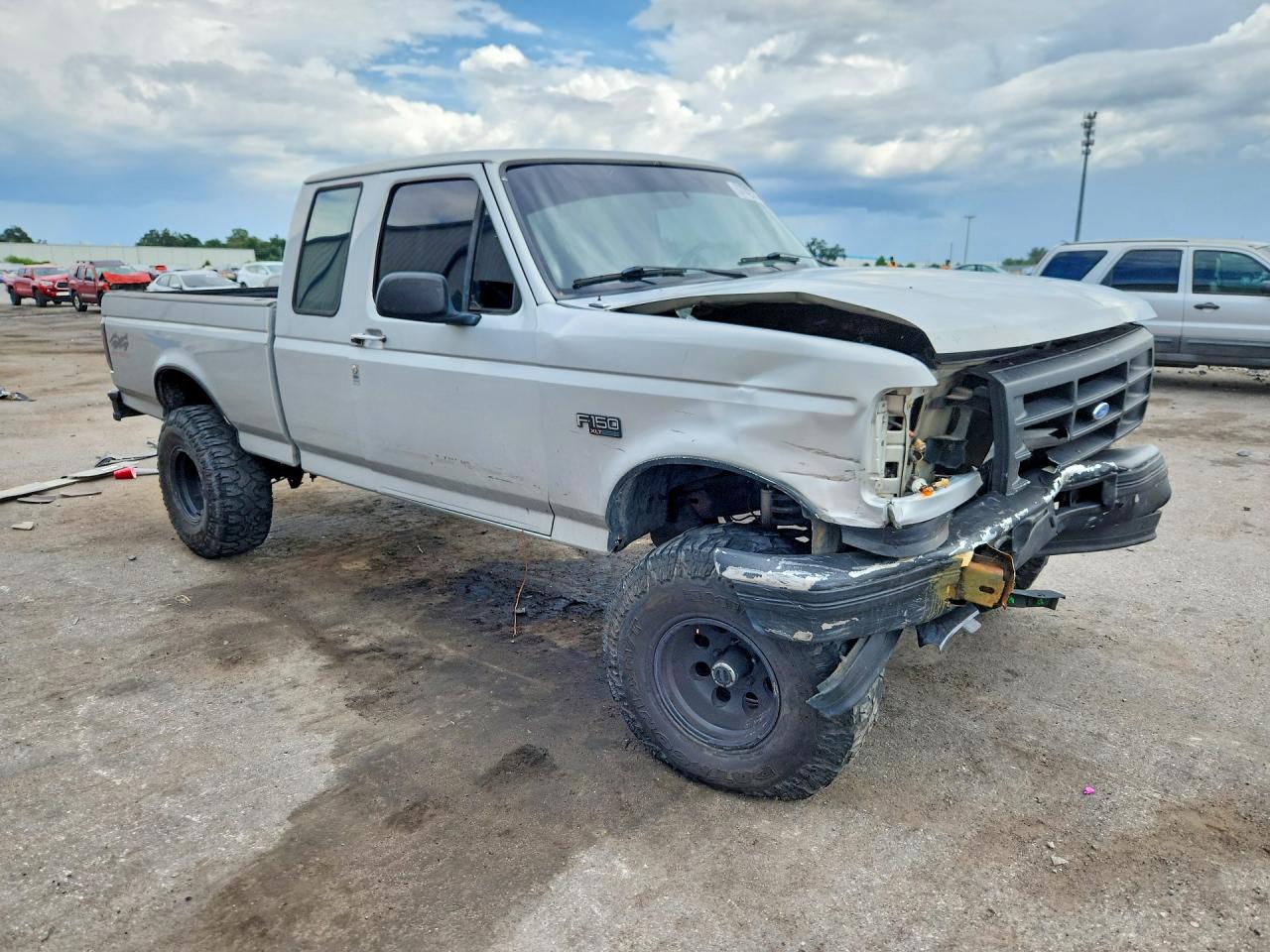 1996 Ford F150 Silver vin: 1FTEX14N5TKA09699