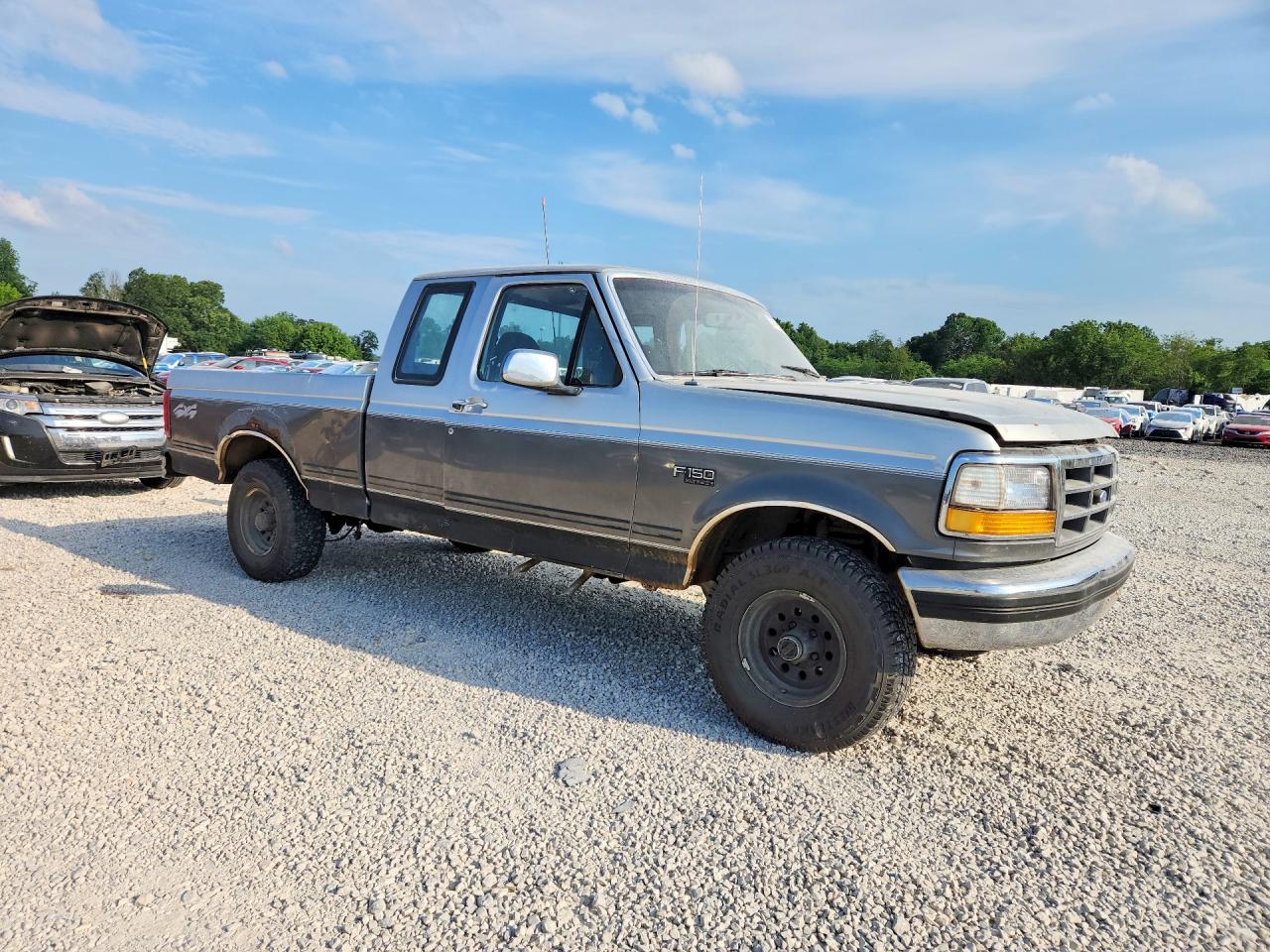 1993 Ford F150 Silver vin: 1FTEX14N7PKB28537