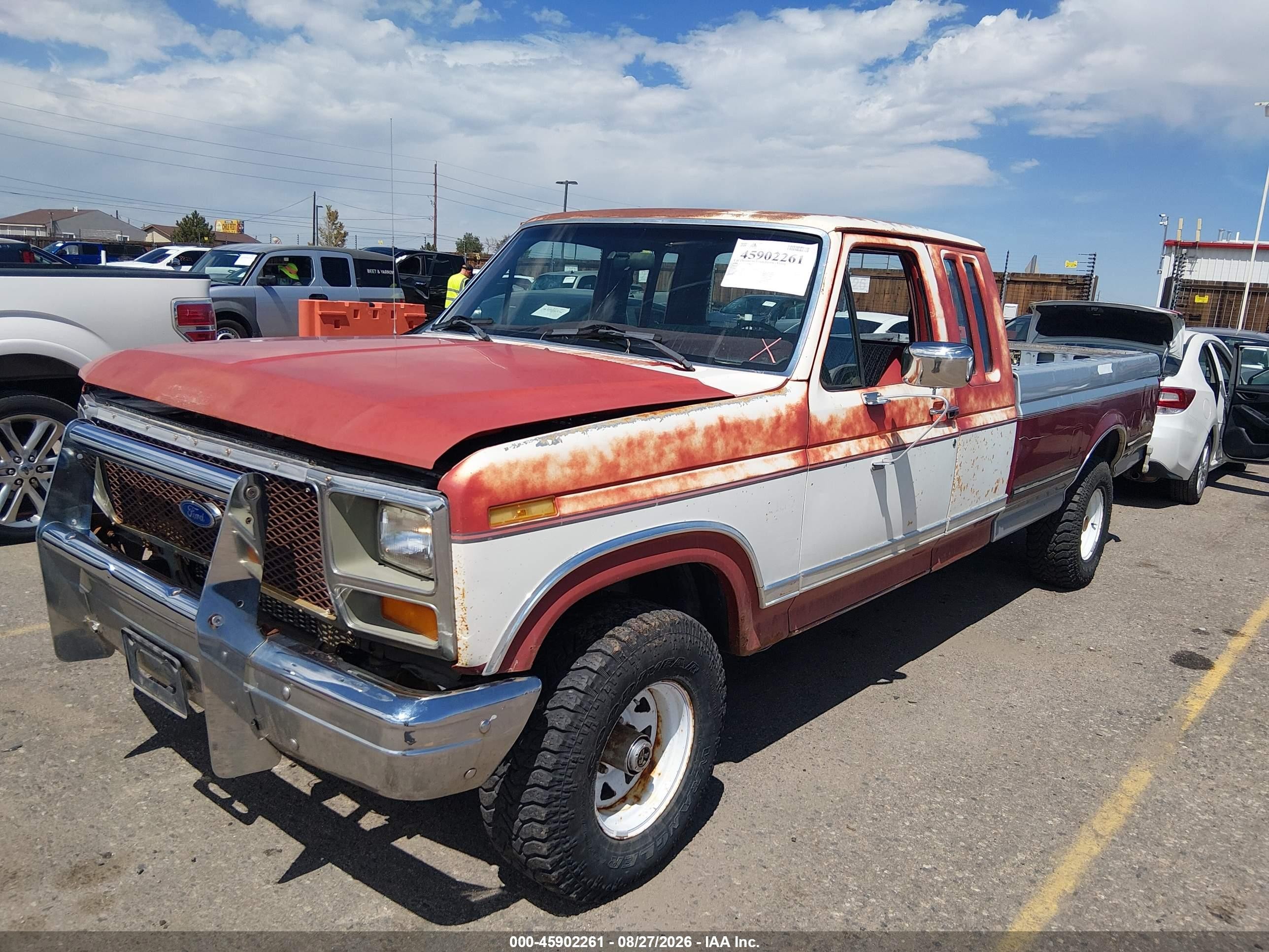 1986 Ford F150   Red vin: 1FTEX14N8GKA03952