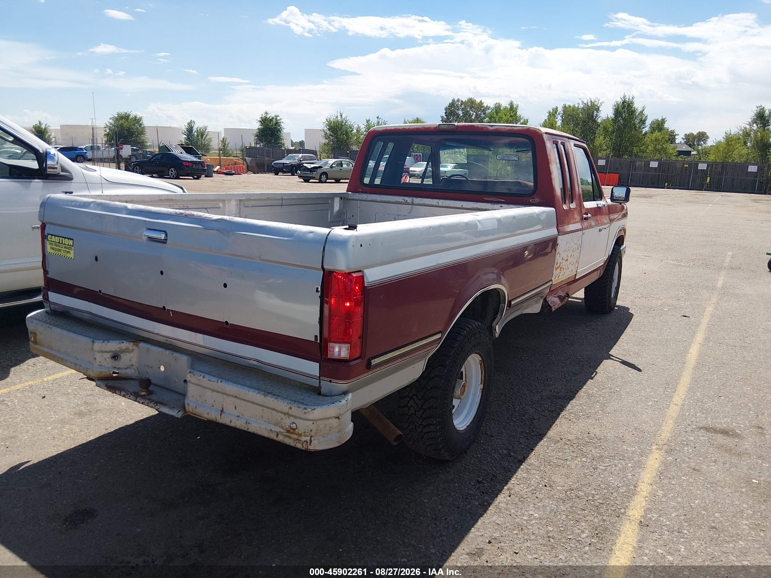 1986 Ford F150   Red vin: 1FTEX14N8GKA03952