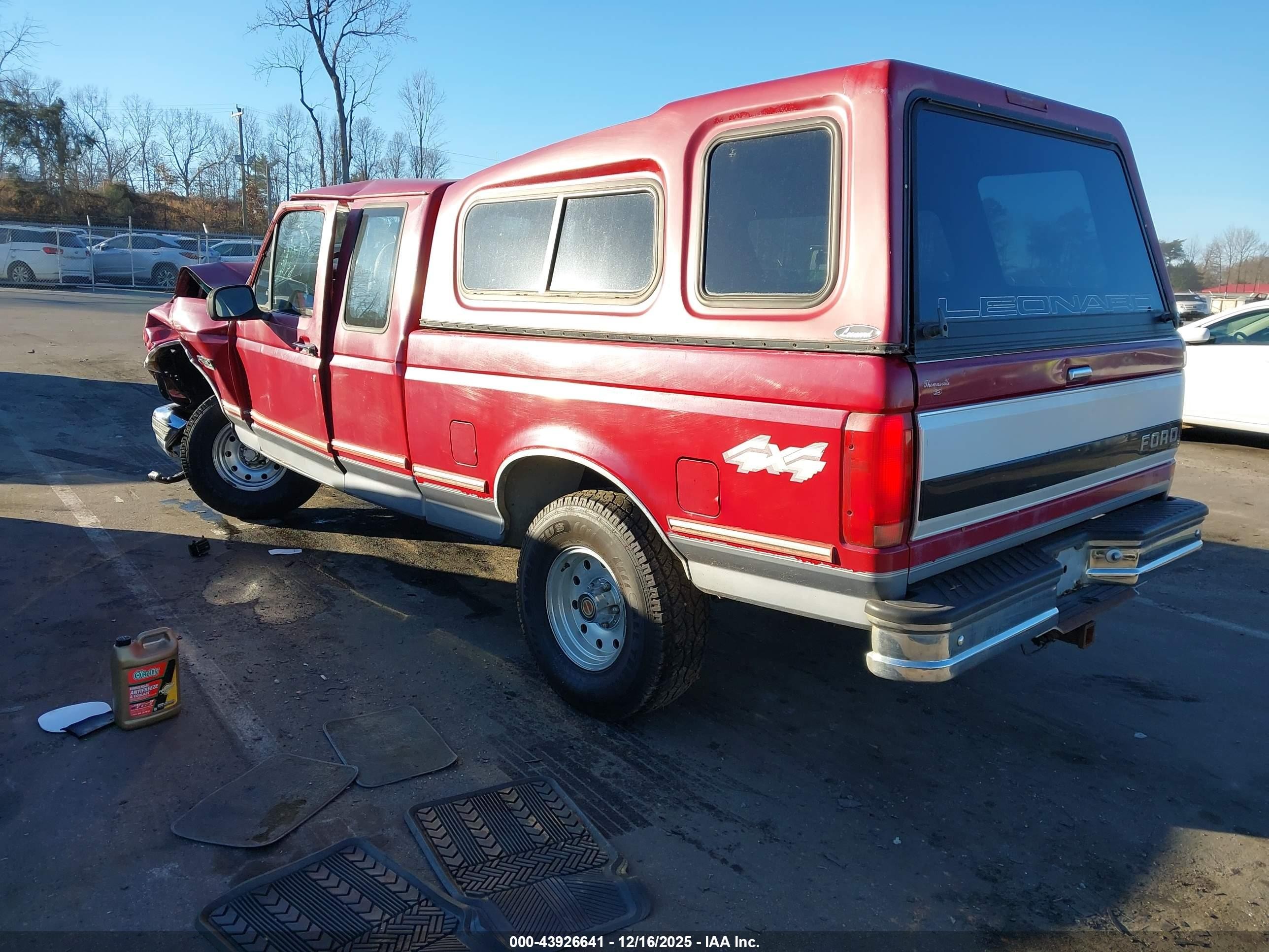 1994 Ford F150   Red vin: 1FTEX14NXRKA41136