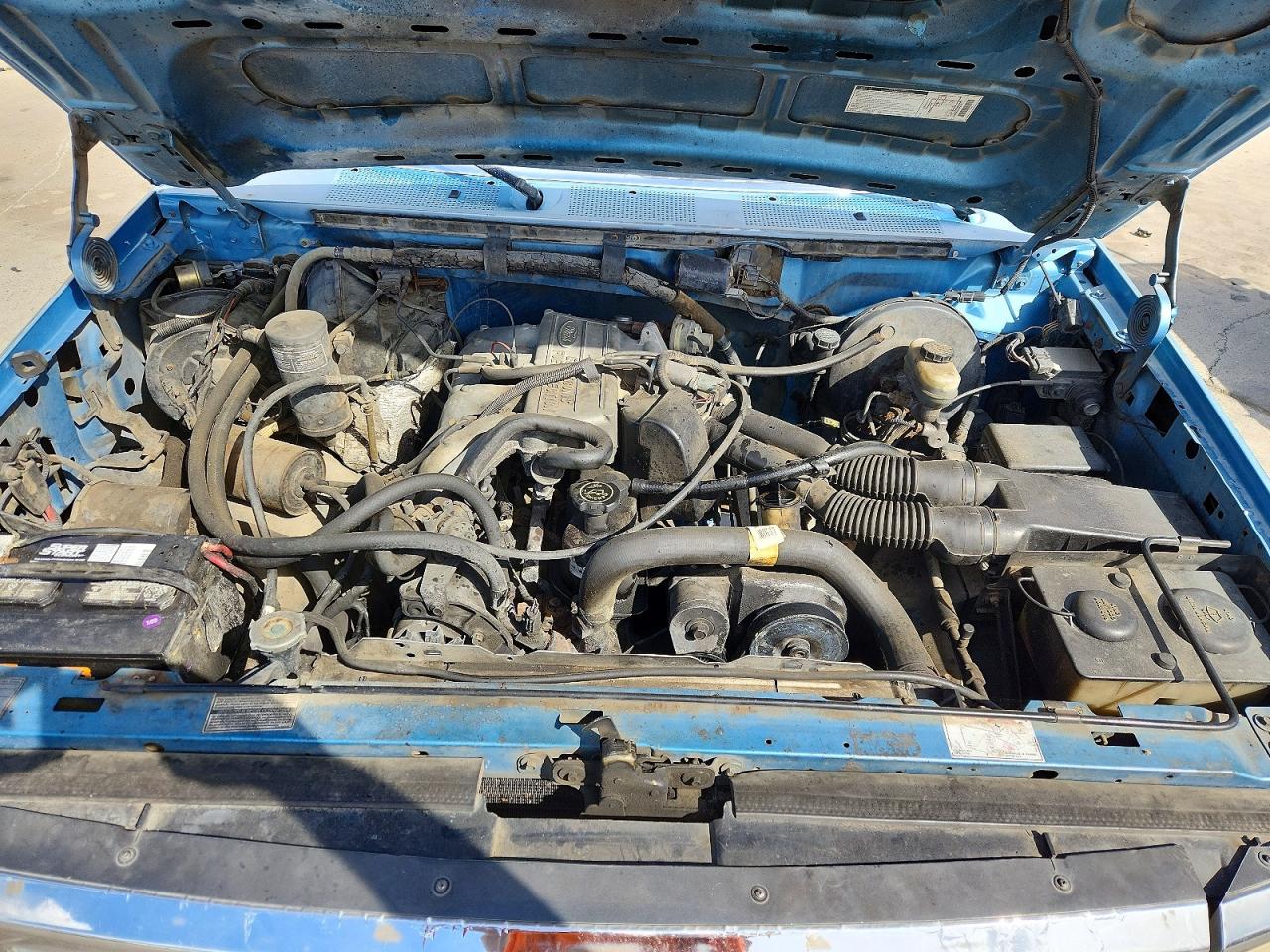 1993 Ford F150 Blue vin: 1FTEX14Y5PKB08409