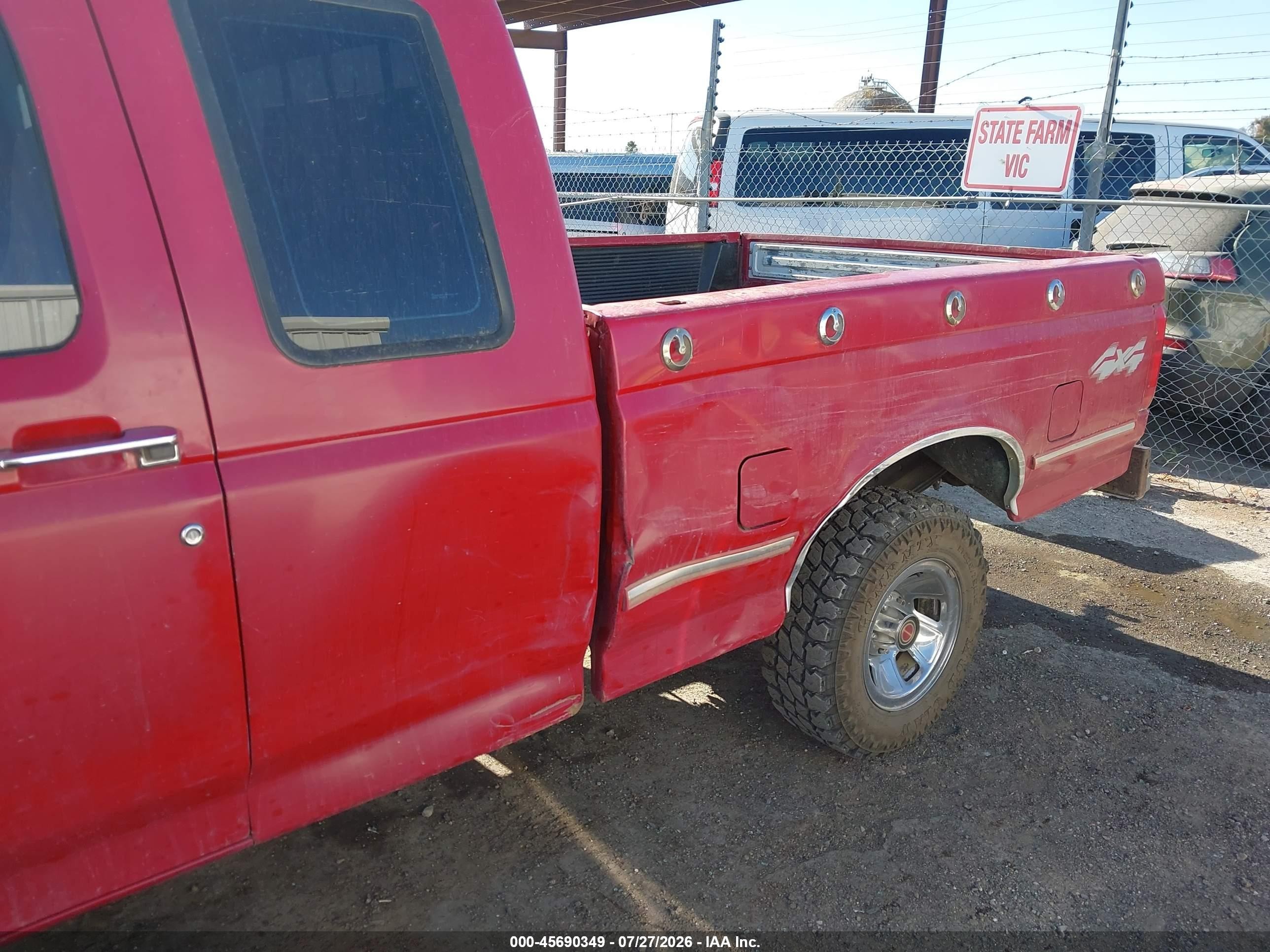 1994 Ford F150   Red vin: 1FTEX14Y8RKA40948