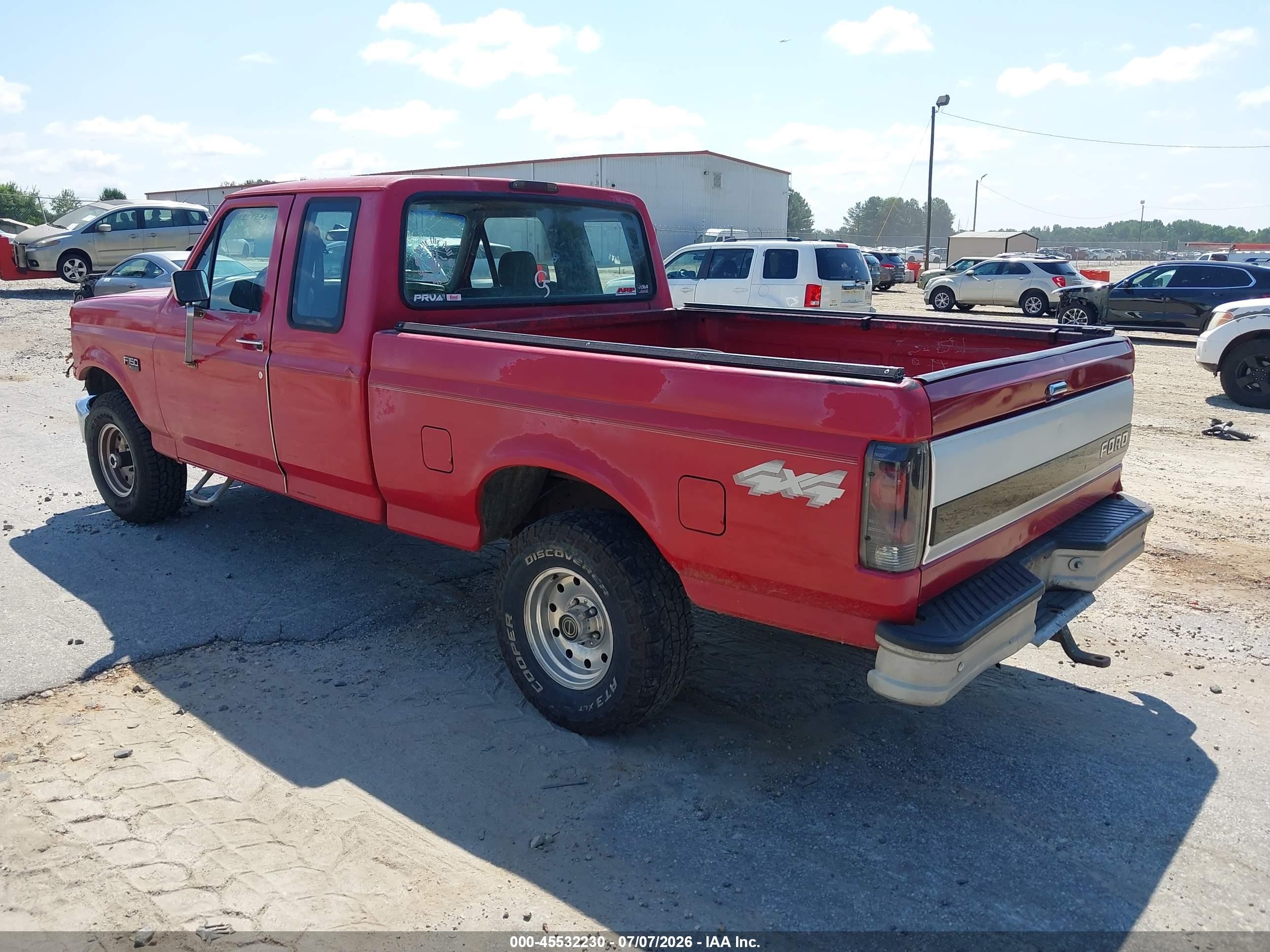 1995 Ford F150   Красный vin: 1FTEX14Y9SKB50302