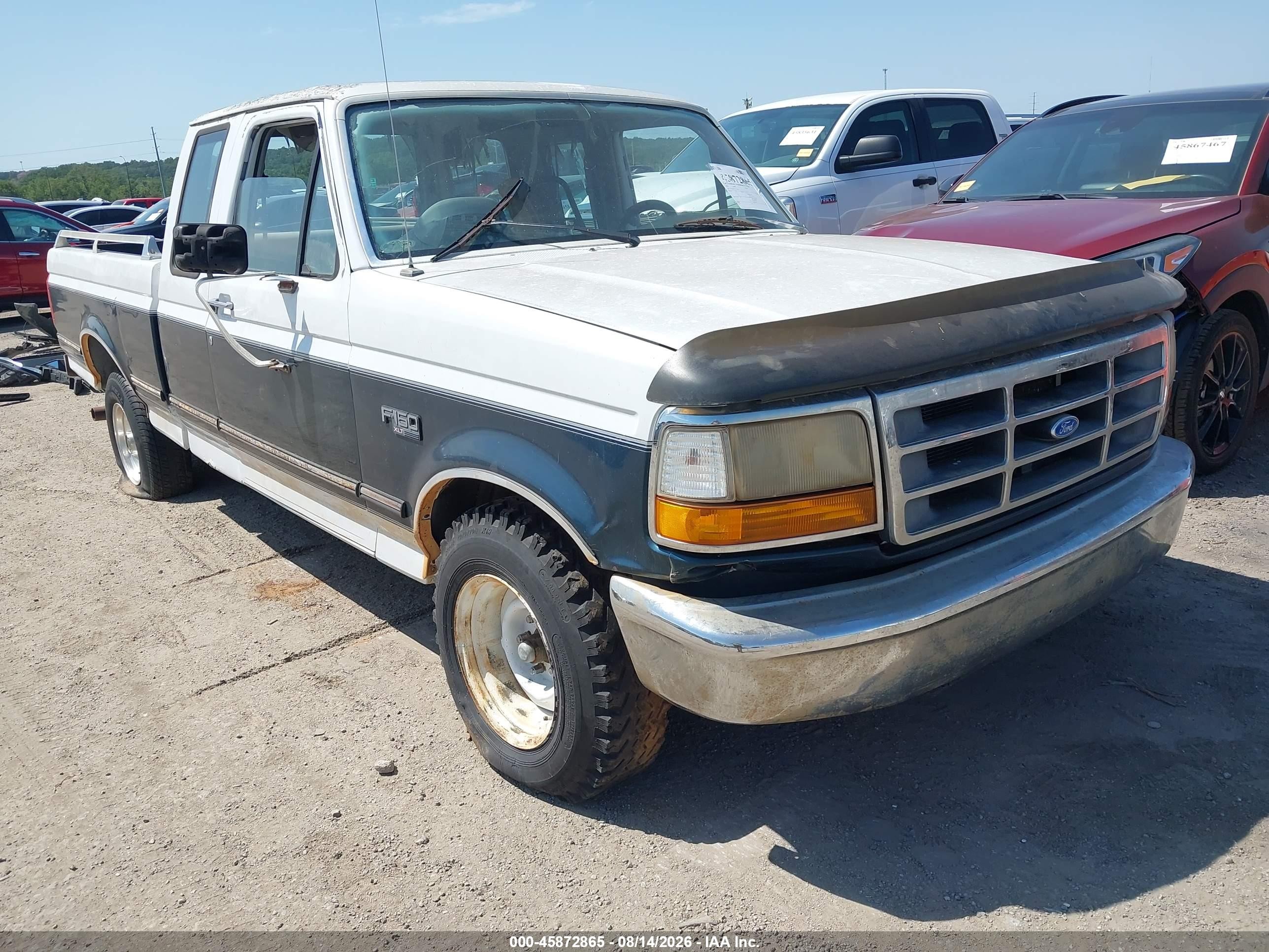 1995 Ford F150   Белый vin: 1FTEX15H0SKB36657