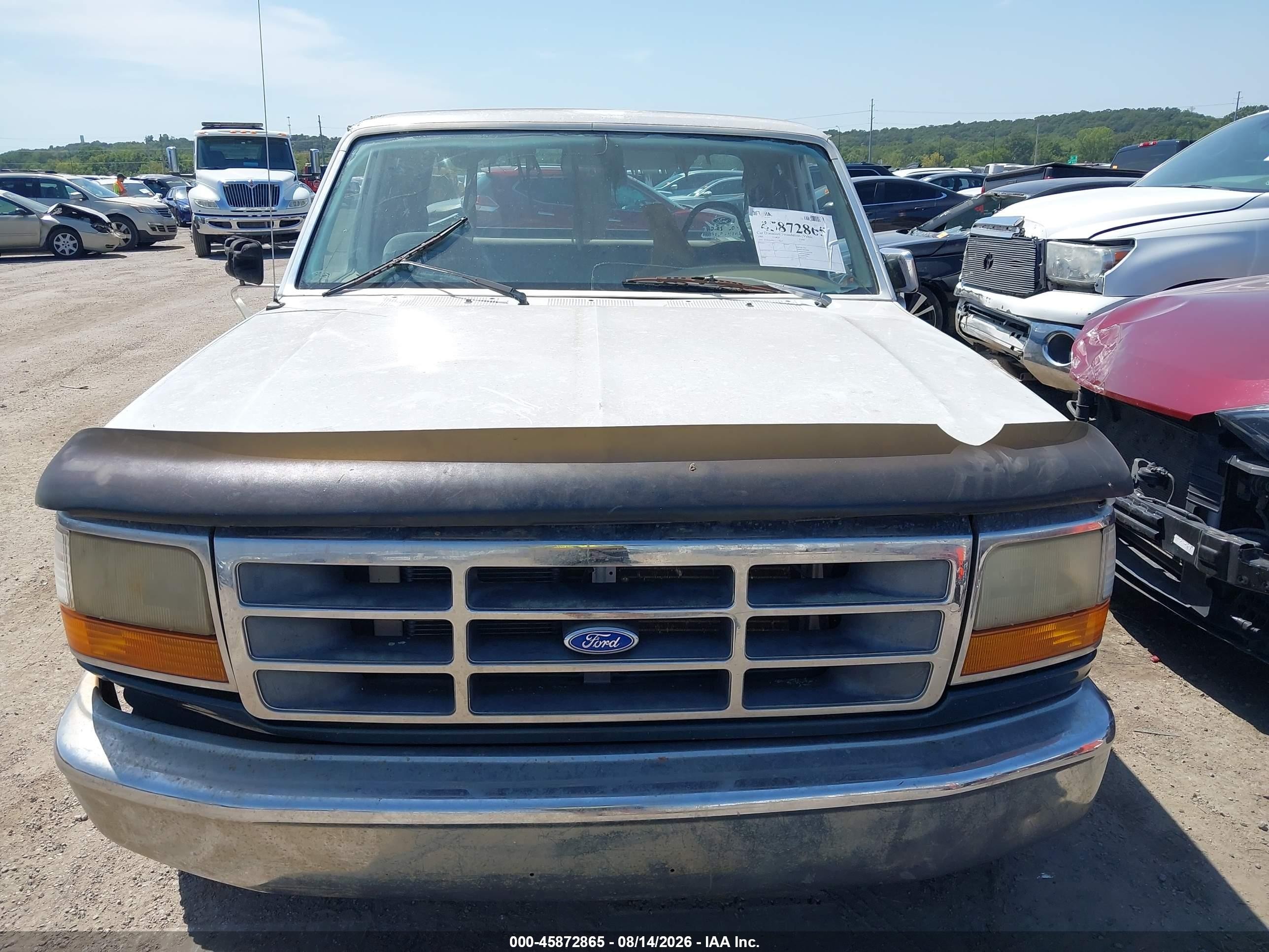 1995 Ford F150   White vin: 1FTEX15H0SKB36657