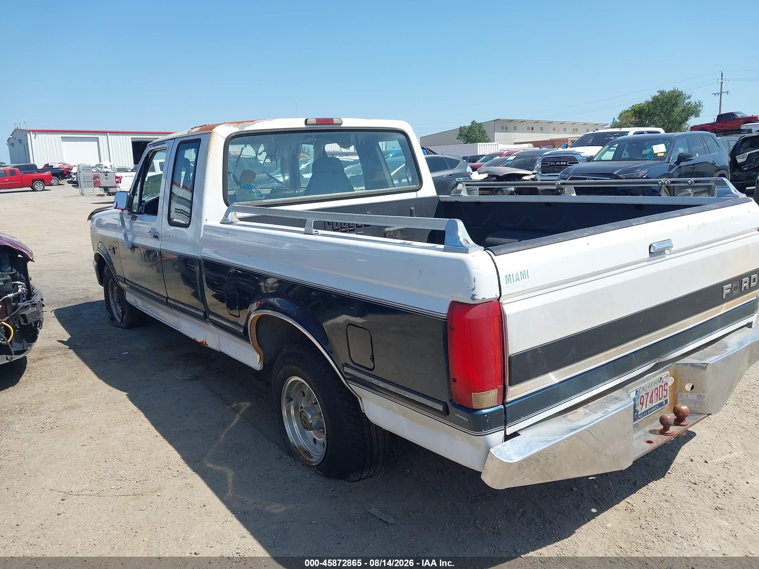1995 Ford F150   White vin: 1FTEX15H0SKB36657