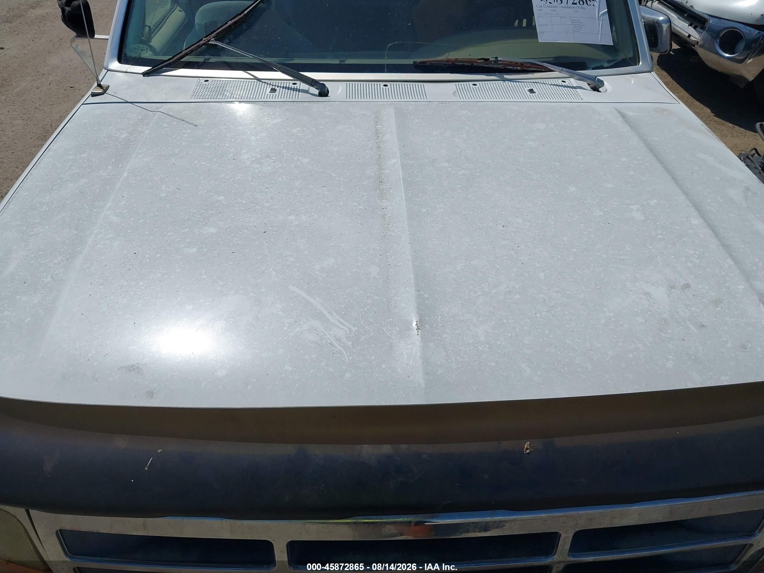1995 Ford F150   White vin: 1FTEX15H0SKB36657