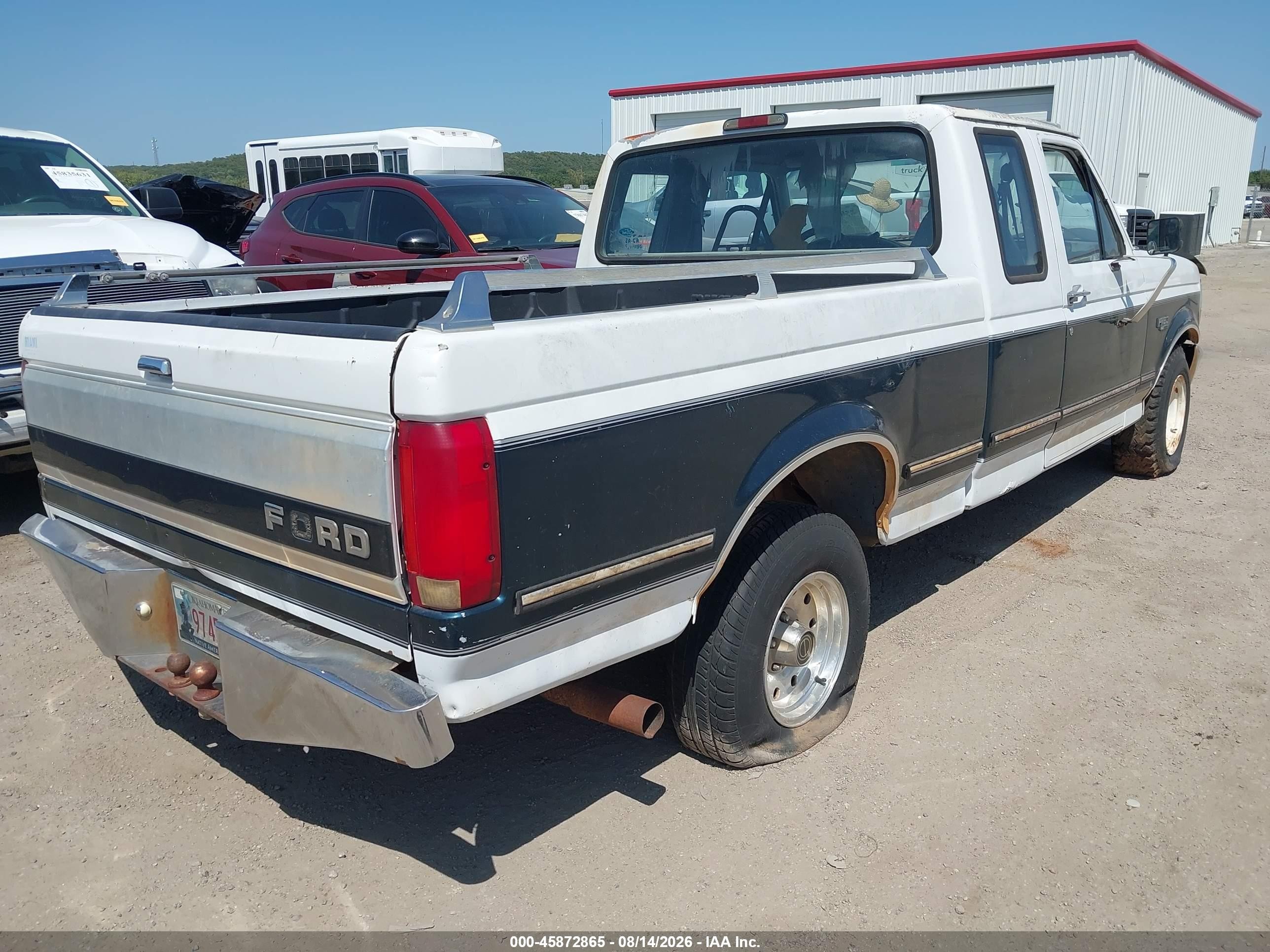 1995 Ford F150   White vin: 1FTEX15H0SKB36657
