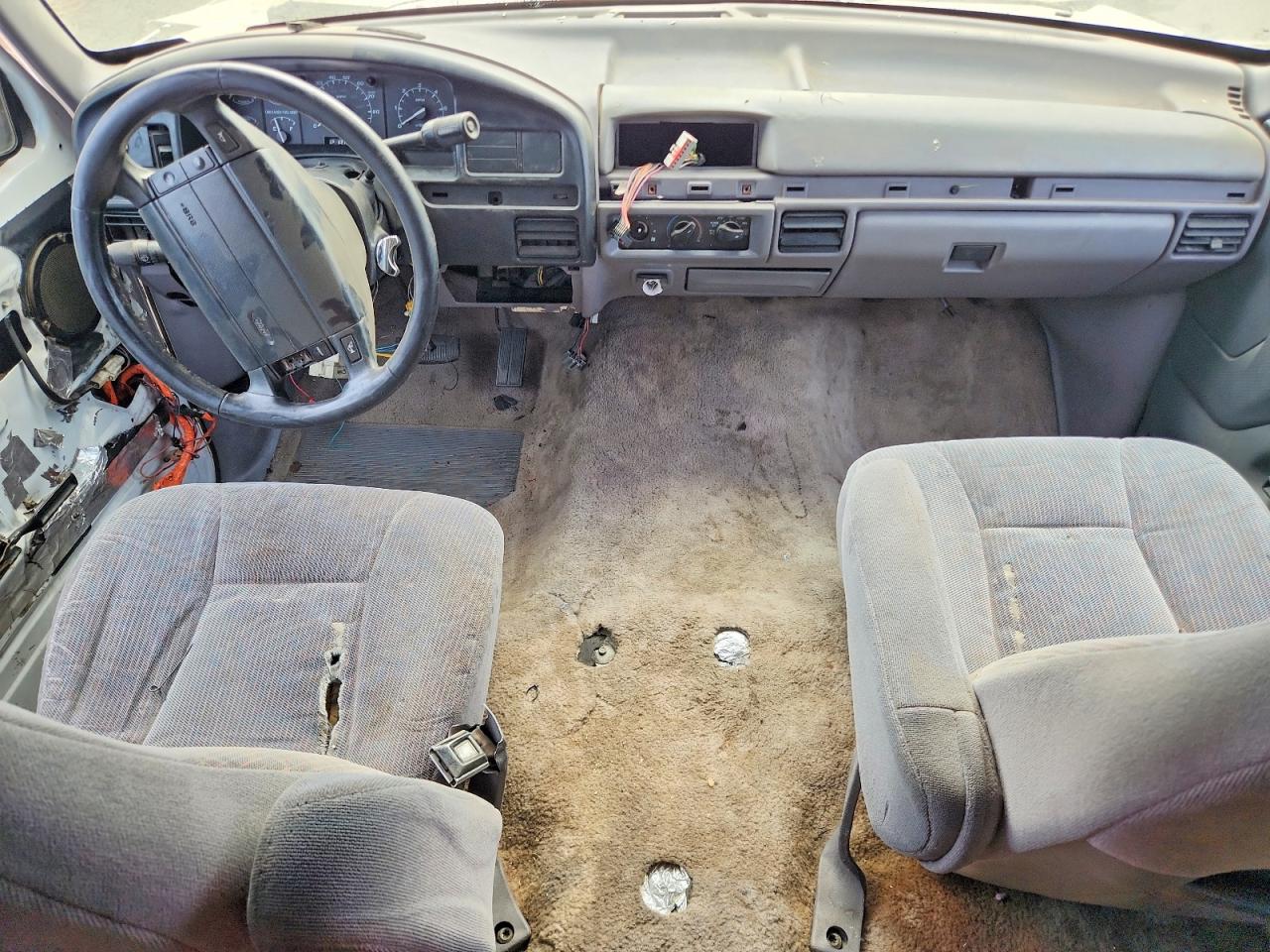 1995 Ford F150 White vin: 1FTEX15H1SKB76181