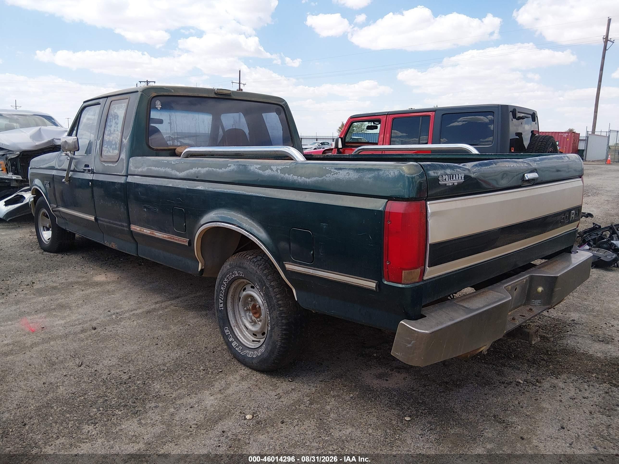 1993 Ford F150   Green vin: 1FTEX15H3PKB63424