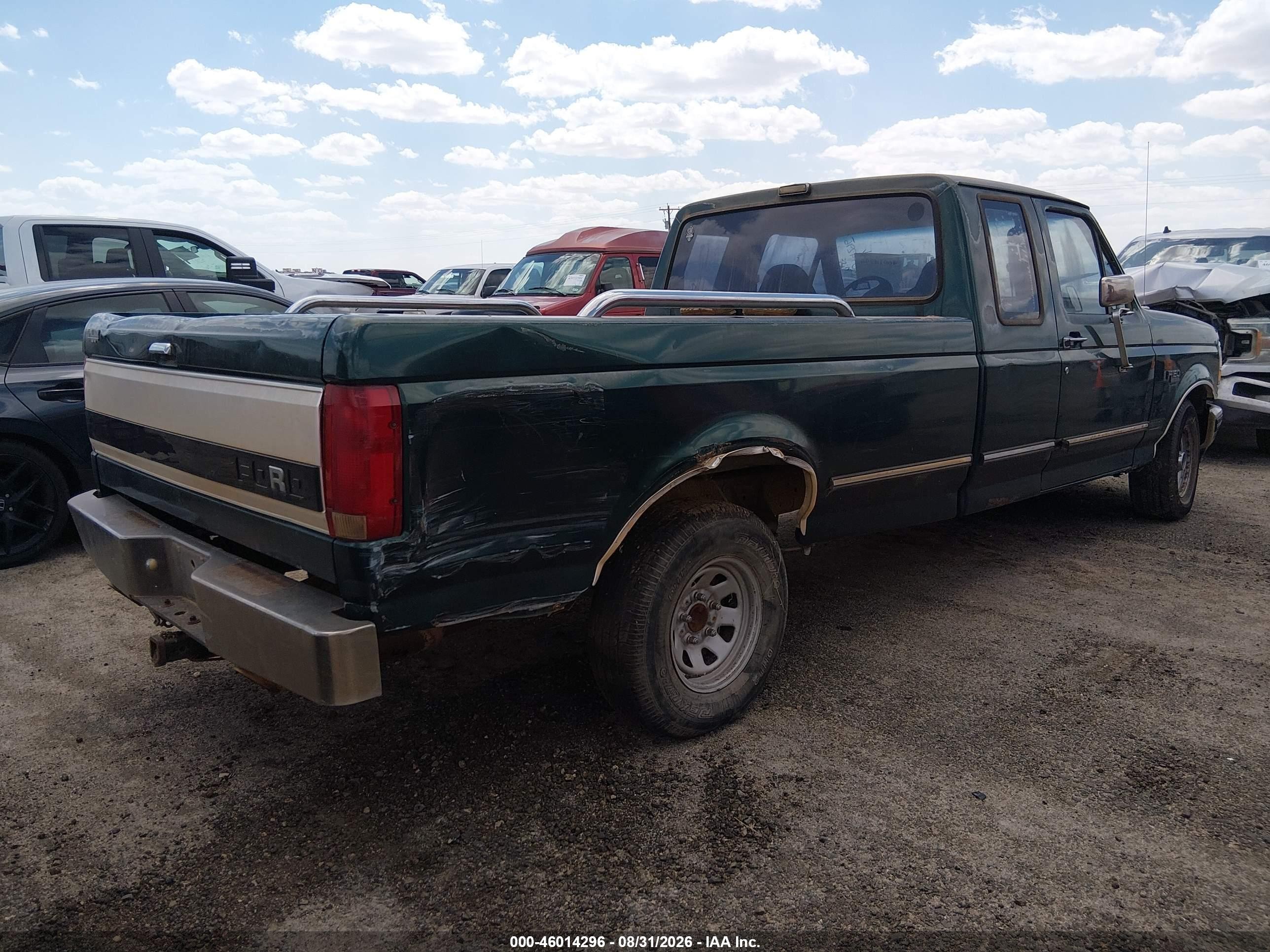 1993 Ford F150   Green vin: 1FTEX15H3PKB63424