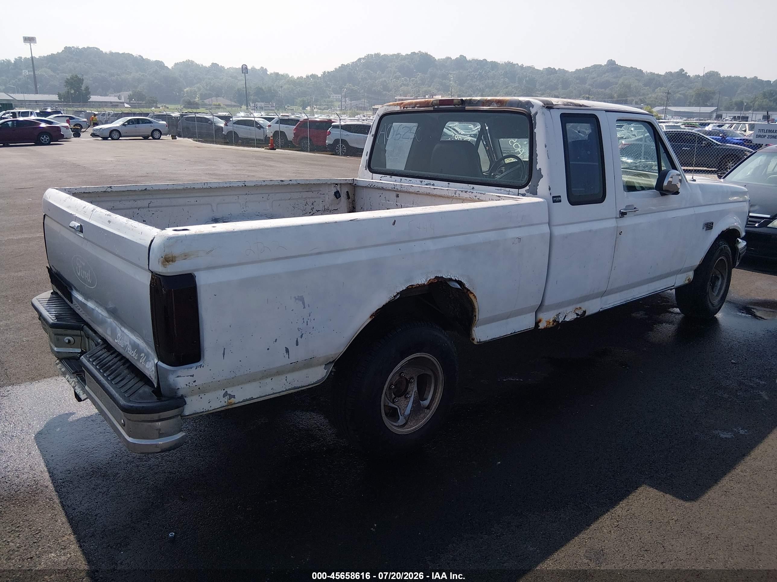 1996 Ford F150   White vin: 1FTEX15H4TKA05250