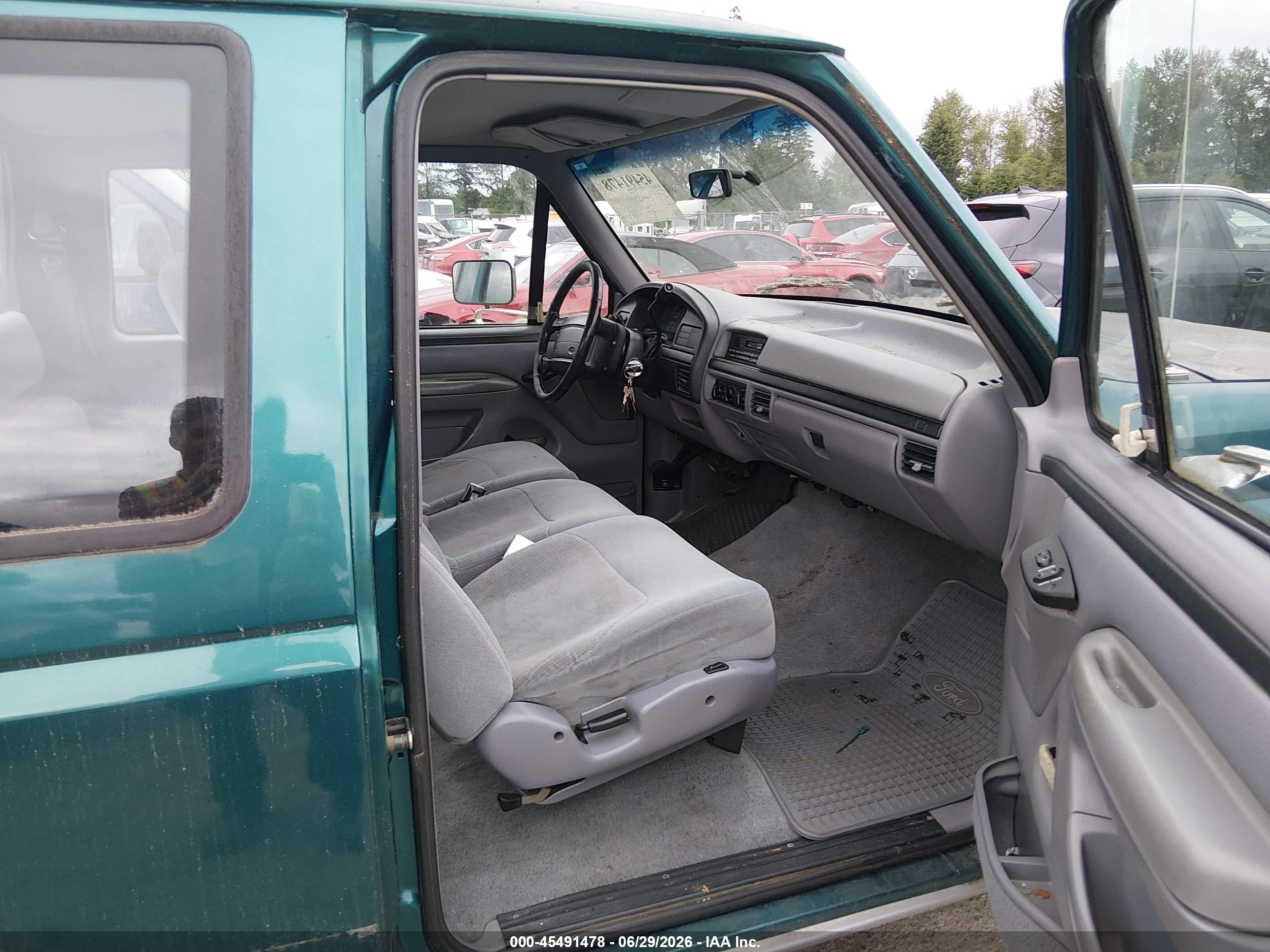 1996 Ford F150   Green vin: 1FTEX15H4TKA13462