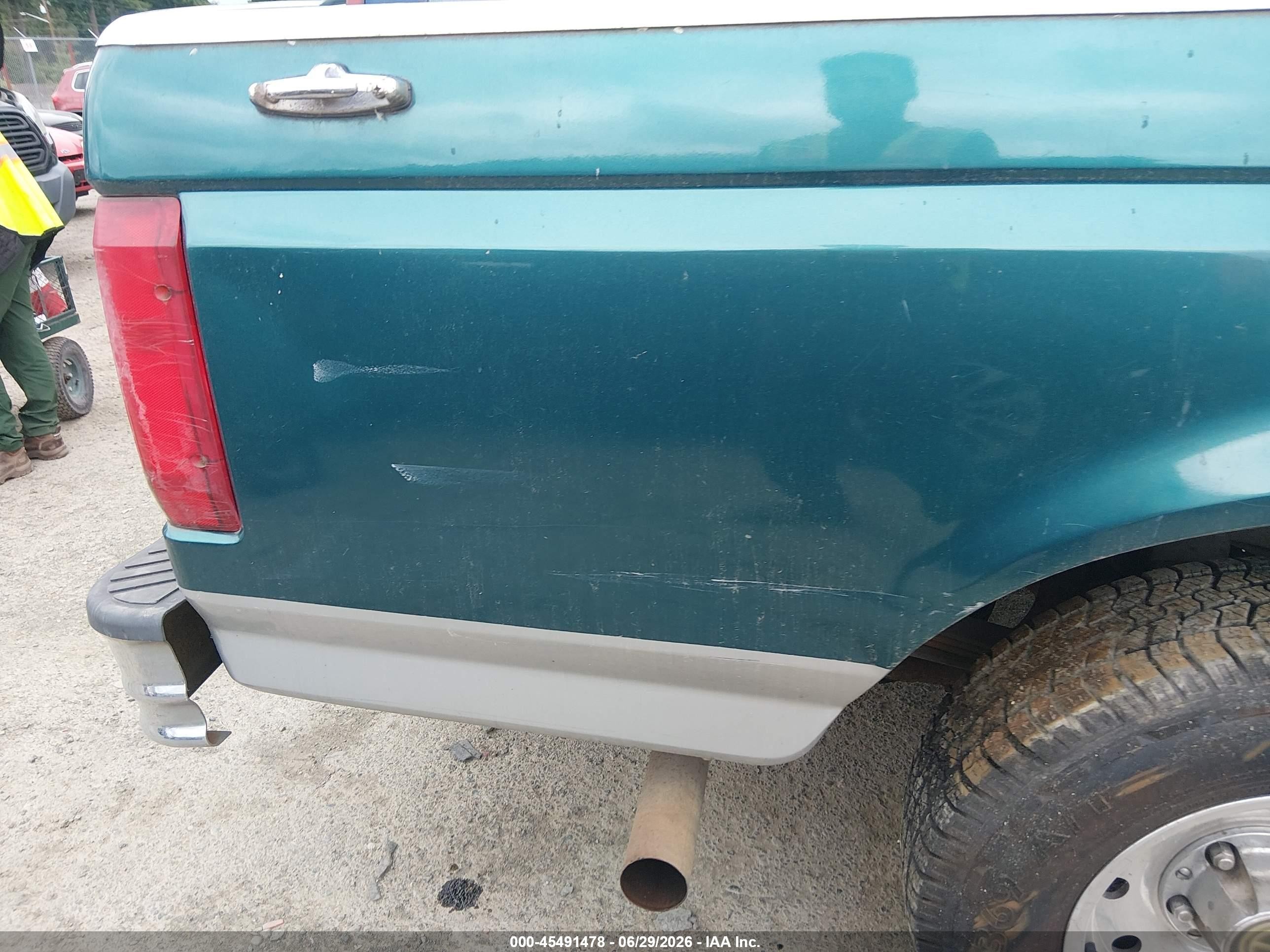 1996 Ford F150   Green vin: 1FTEX15H4TKA13462