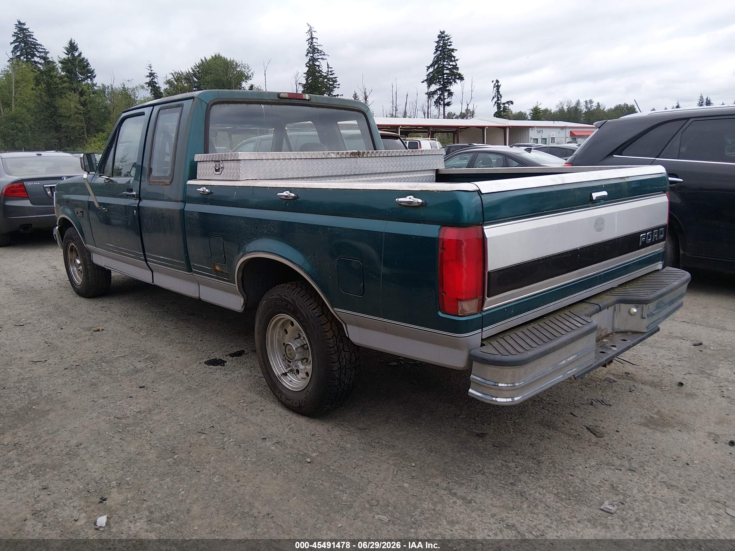 1996 Ford F150   Green vin: 1FTEX15H4TKA13462