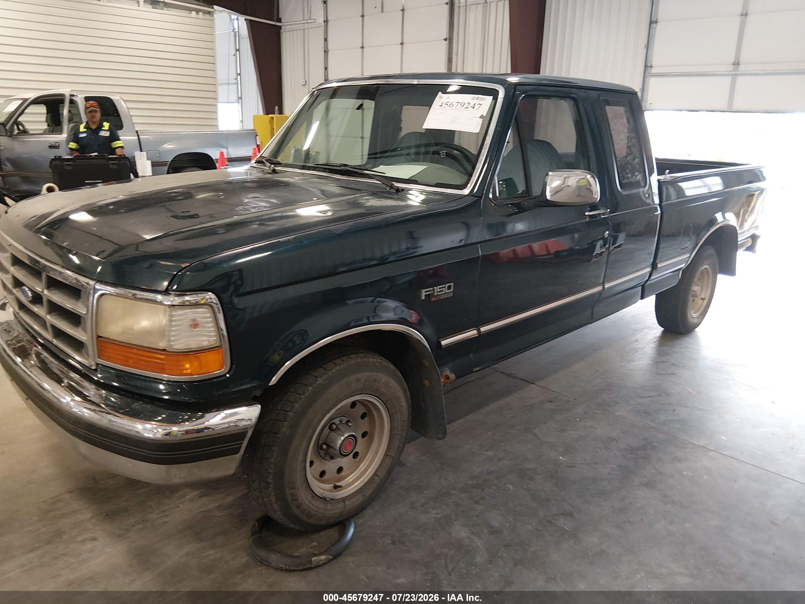 1994 Ford F150   Turquoise vin: 1FTEX15H6RKA23032