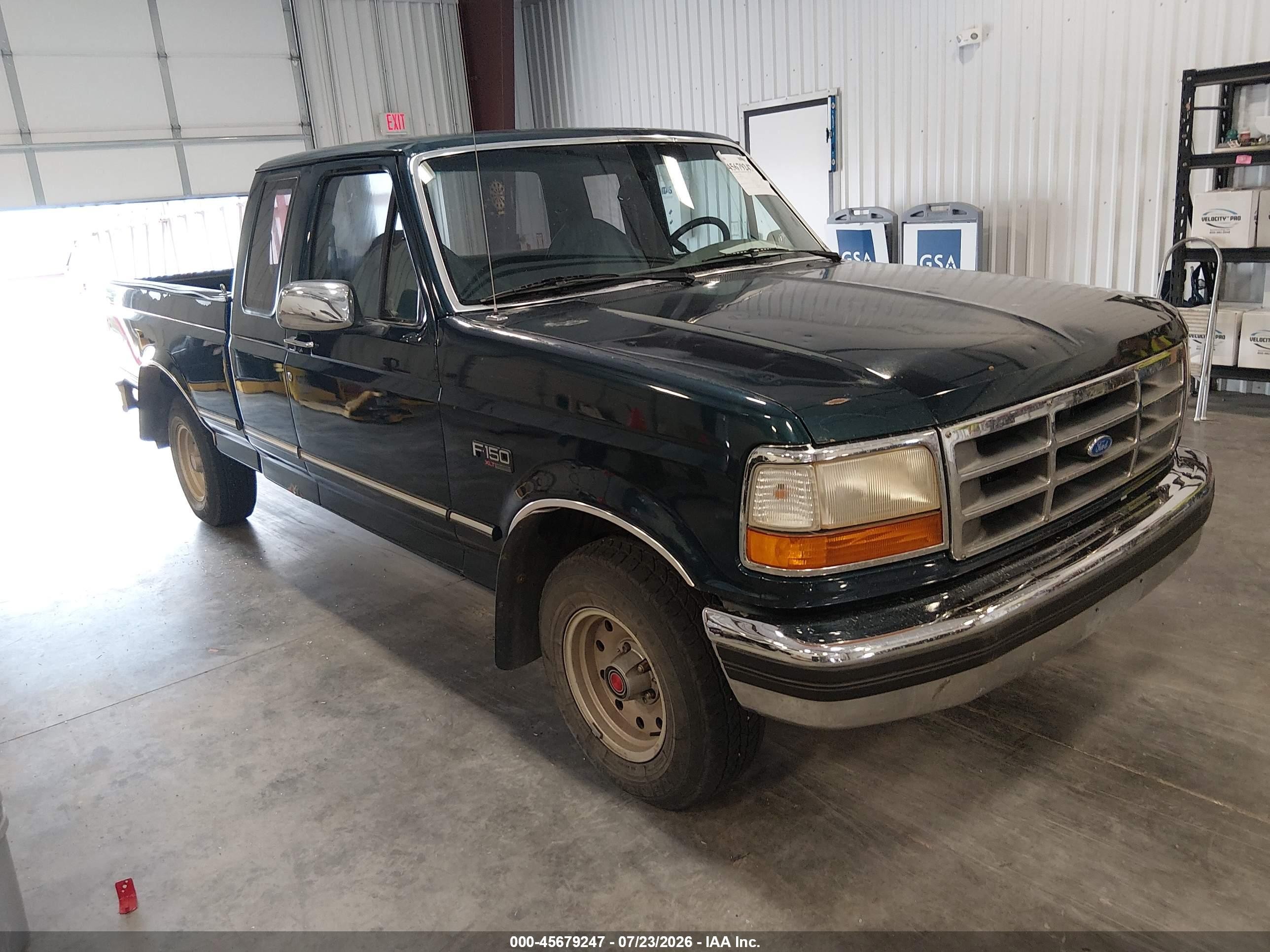 1994 Ford F150   Turquoise vin: 1FTEX15H6RKA23032