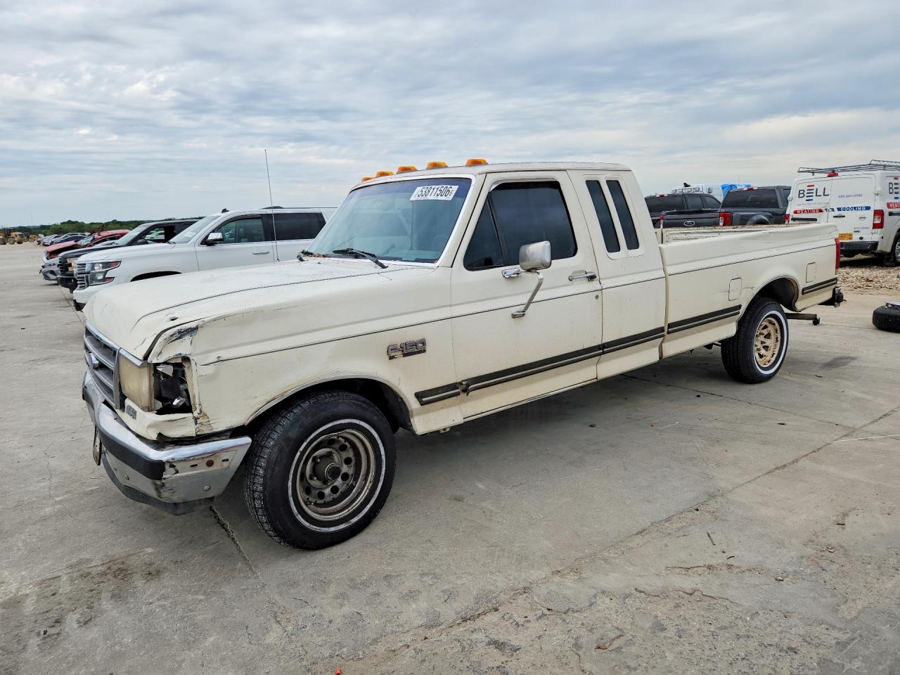 1990 Ford F150 White vin: 1FTEX15H7LKA15268