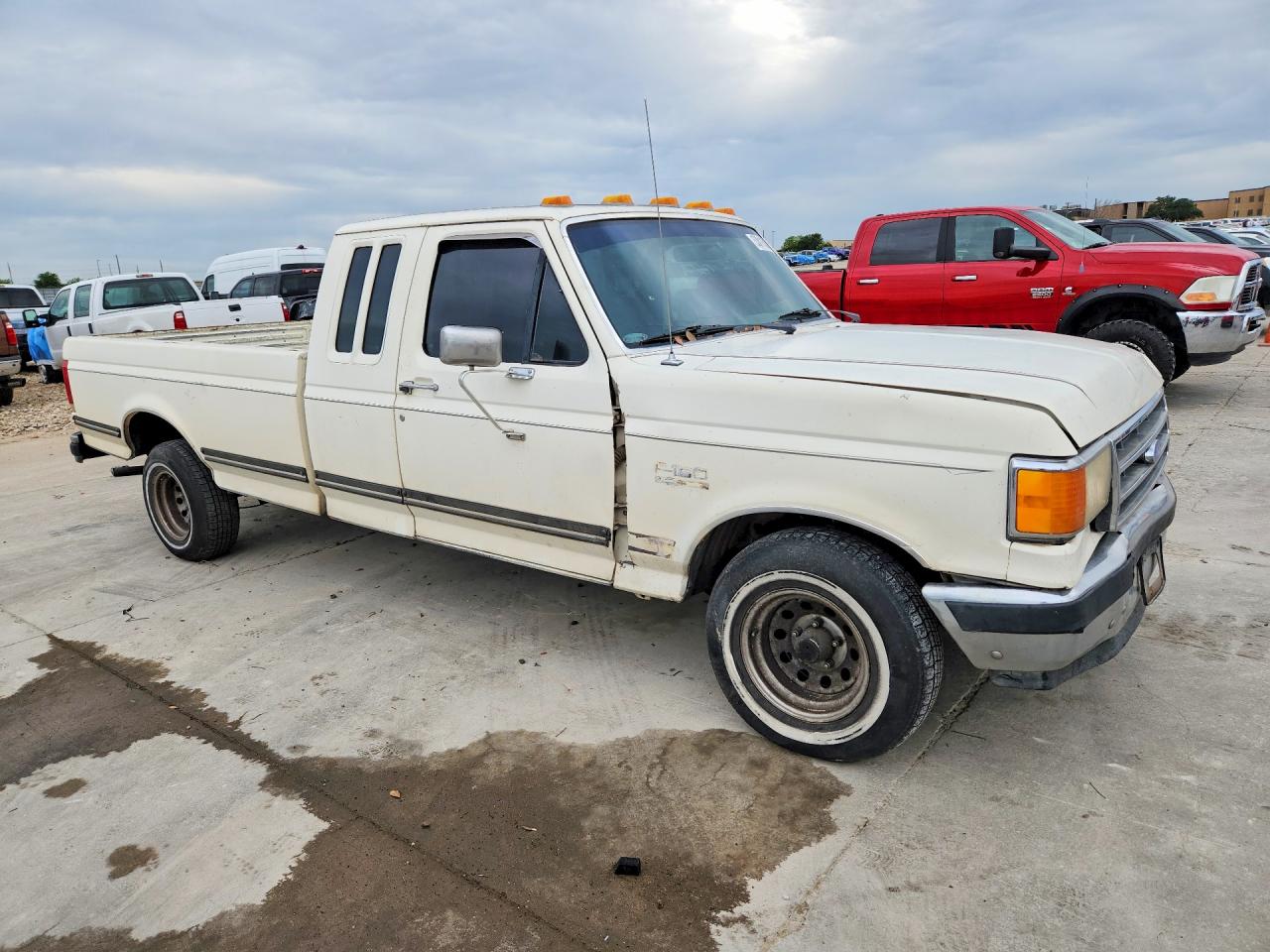 1990 Ford F150 White vin: 1FTEX15H7LKA15268