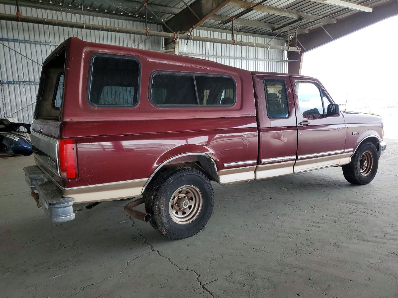 1996 Ford F150 Maroon vin: 1FTEX15H7TKA35066