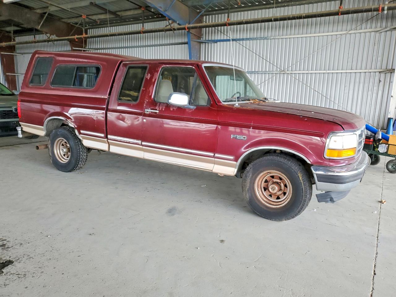 1996 Ford F150 Maroon vin: 1FTEX15H7TKA35066