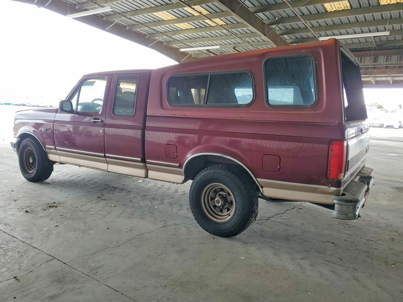 1996 Ford F150 Maroon vin: 1FTEX15H7TKA35066