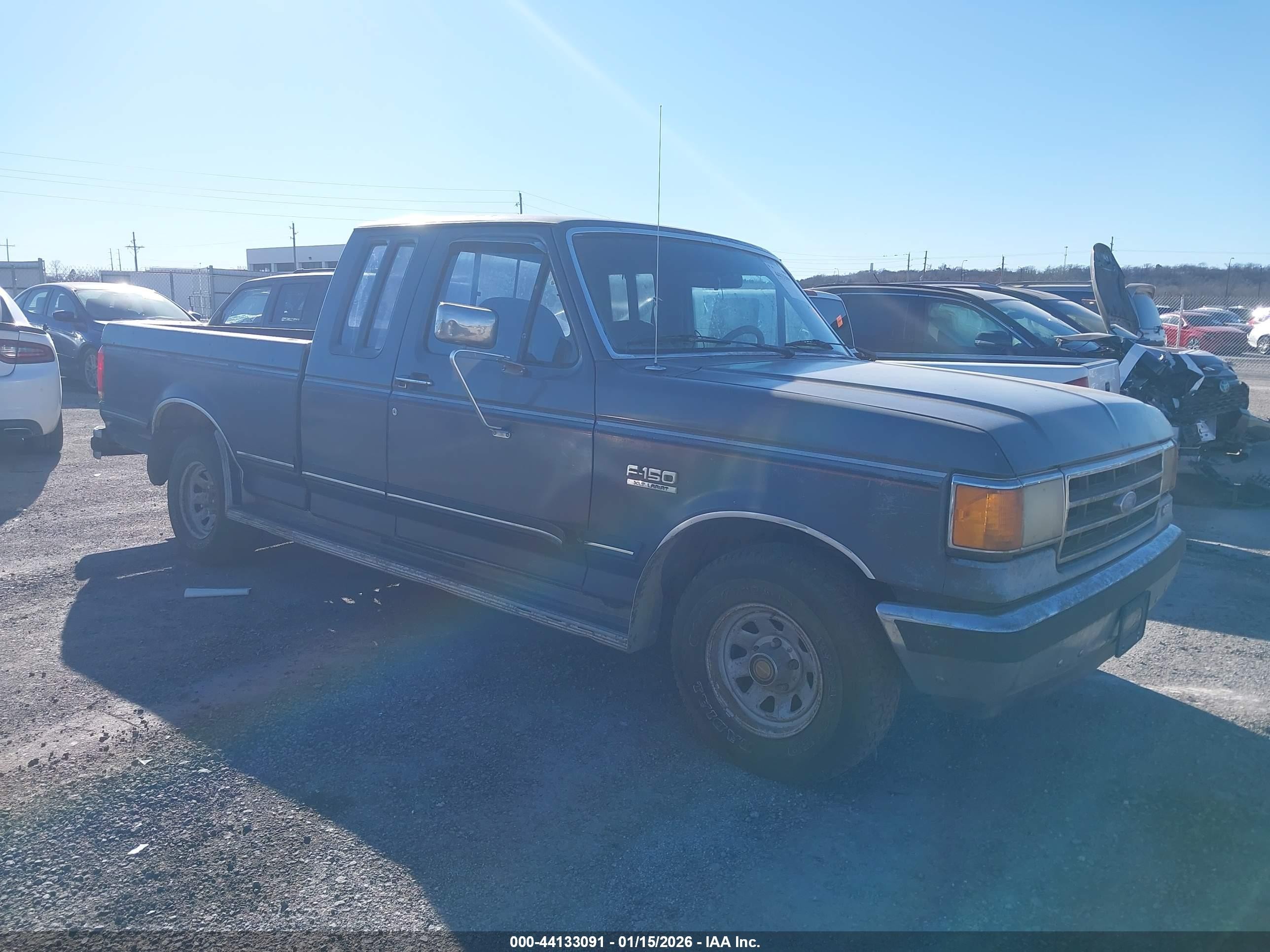 1991 Ford F150   Gray vin: 1FTEX15H9MKA33417
