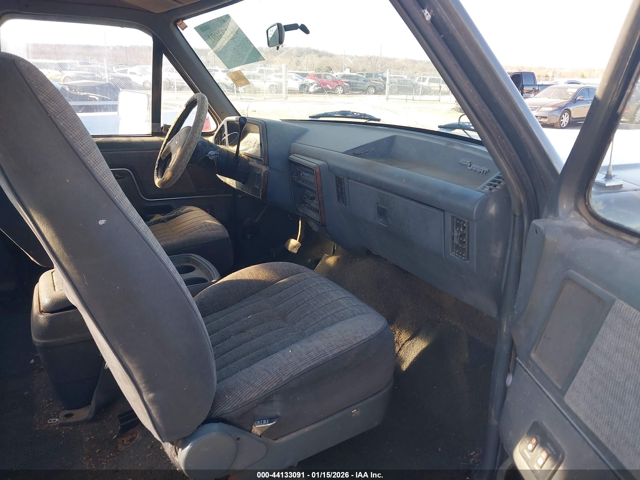 1991 Ford F150   Gray vin: 1FTEX15H9MKA33417