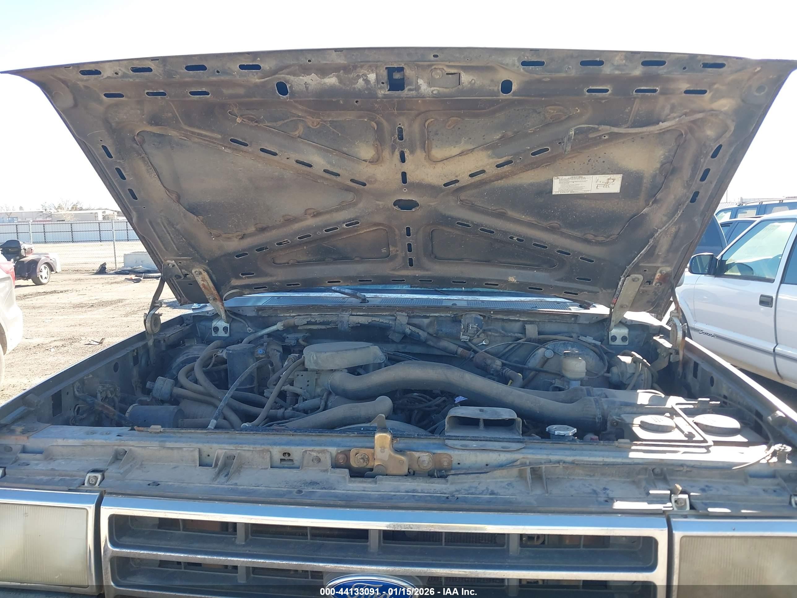 1991 Ford F150   Gray vin: 1FTEX15H9MKA33417
