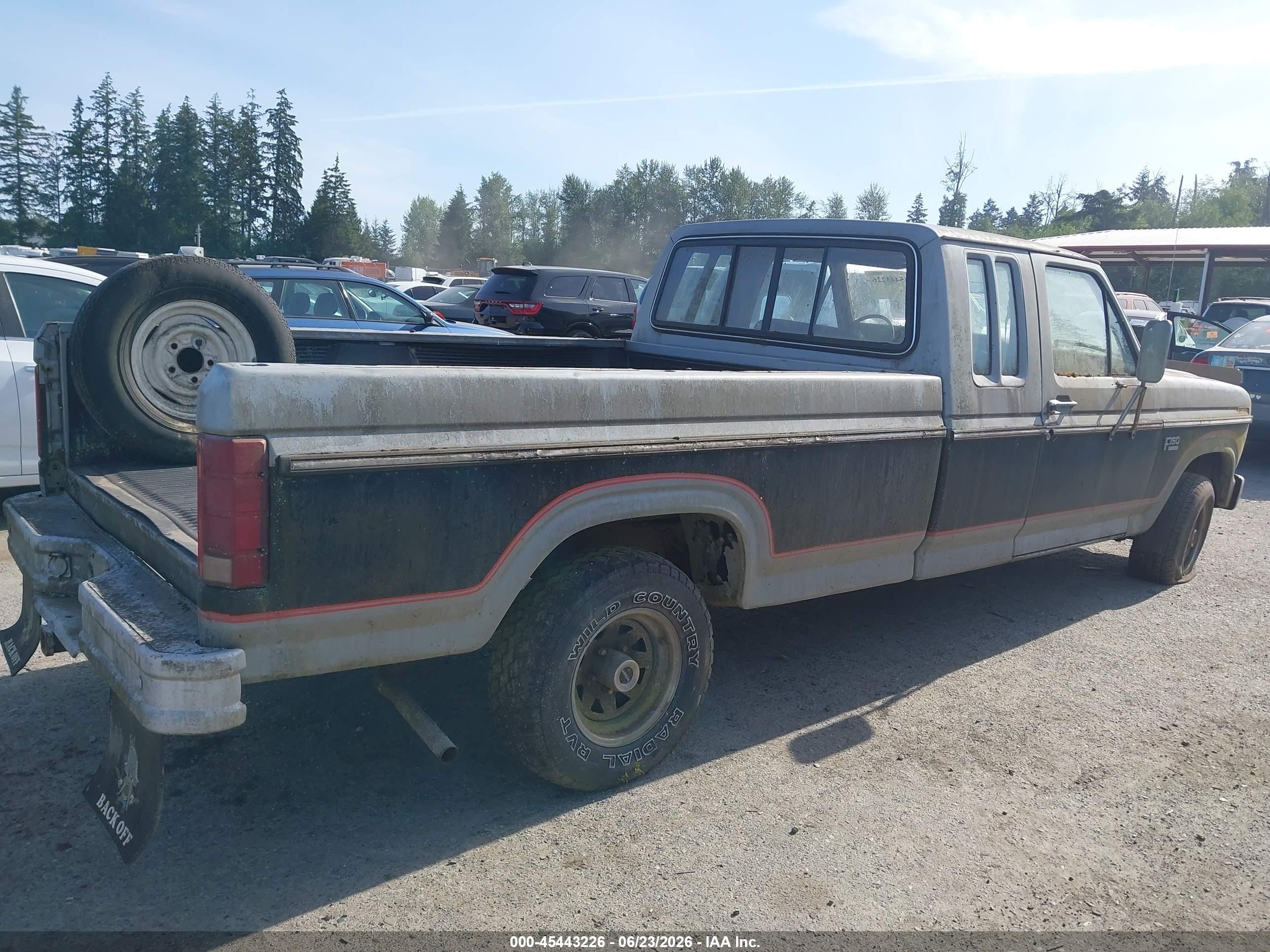 1985 Ford F150   Серебряный vin: 1FTEX15HXFKA81835