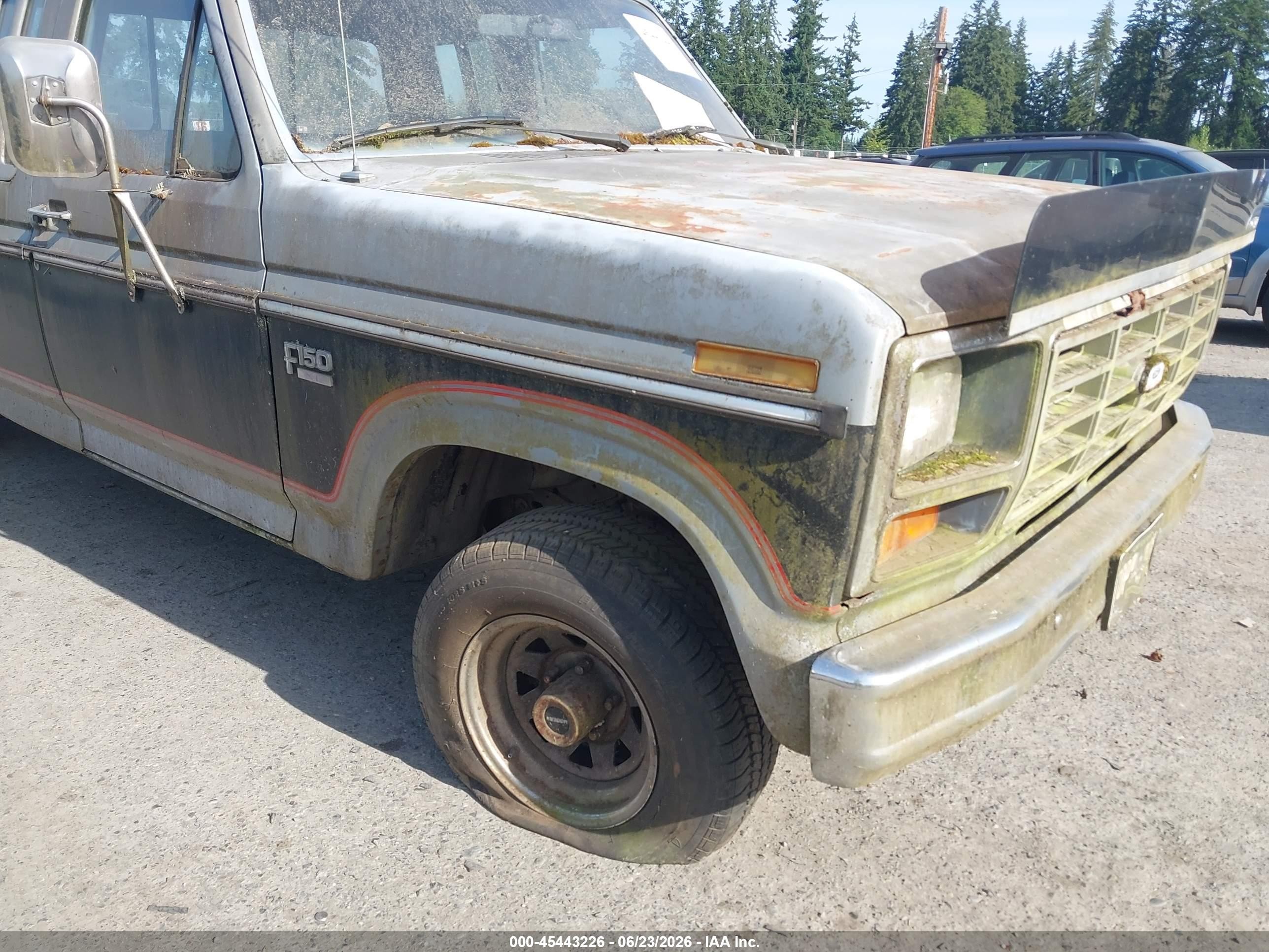 1985 Ford F150   Серебряный vin: 1FTEX15HXFKA81835