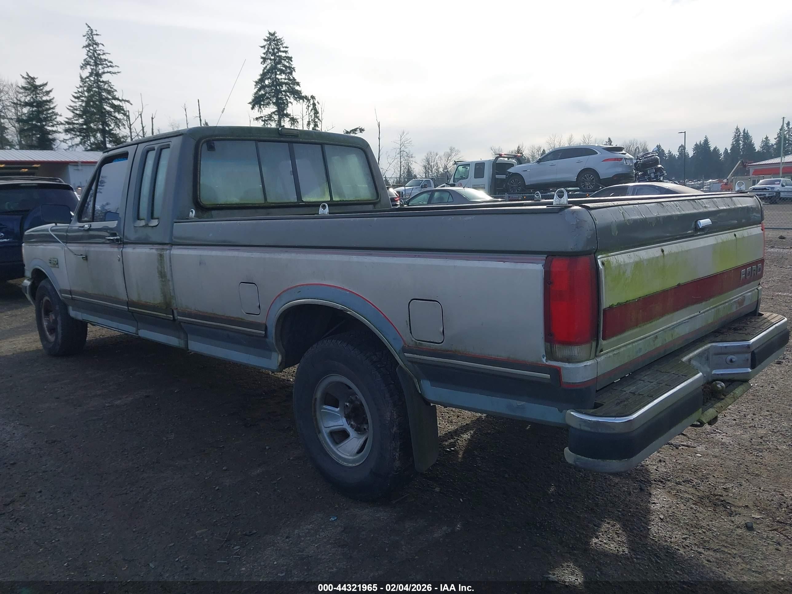 1989 Ford F150   Gray vin: 1FTEX15N0KKB24045