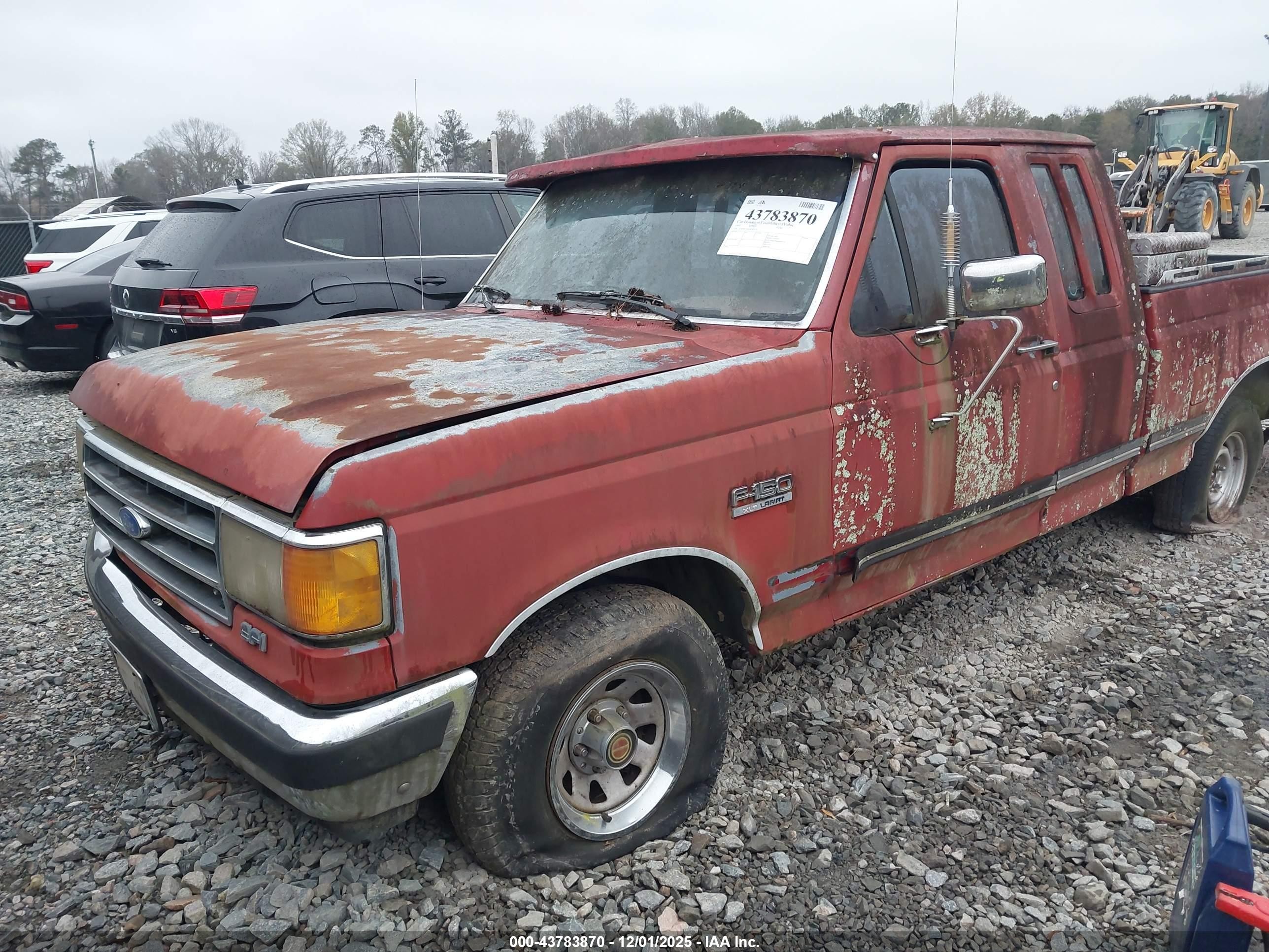 1991 Ford F150   Red vin: 1FTEX15N0MKA10727