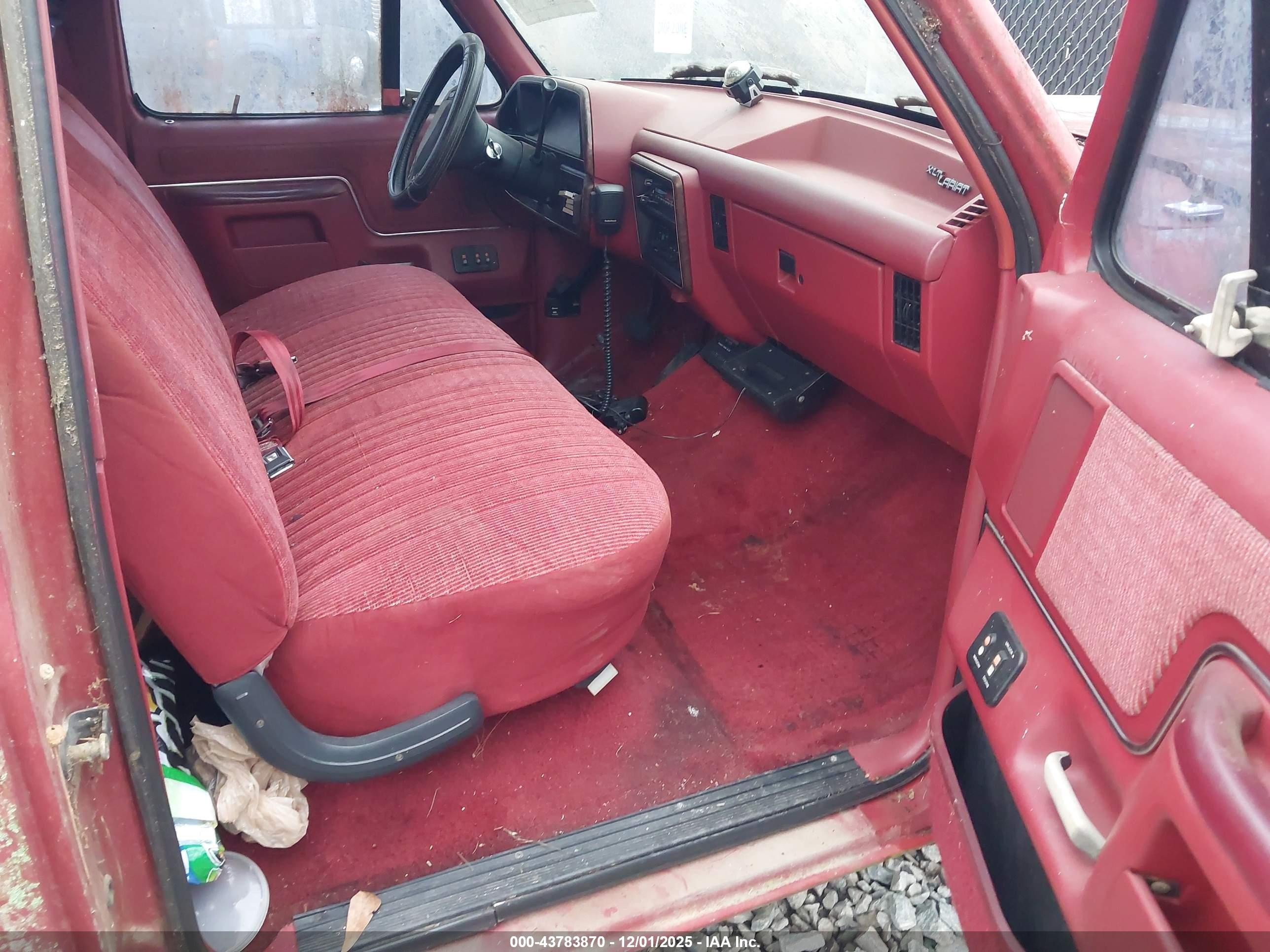 1991 Ford F150   Red vin: 1FTEX15N0MKA10727