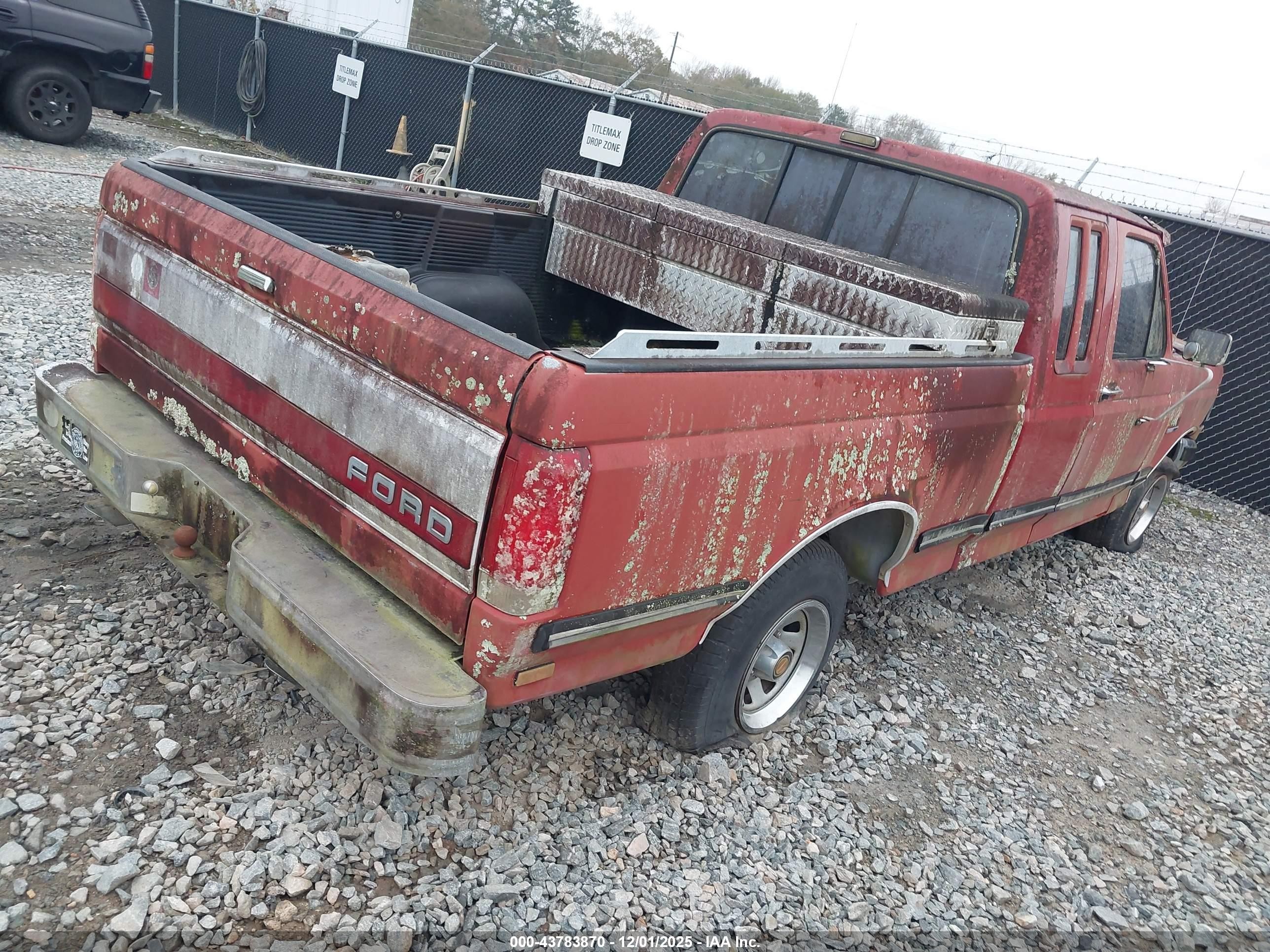 1991 Ford F150   Red vin: 1FTEX15N0MKA10727
