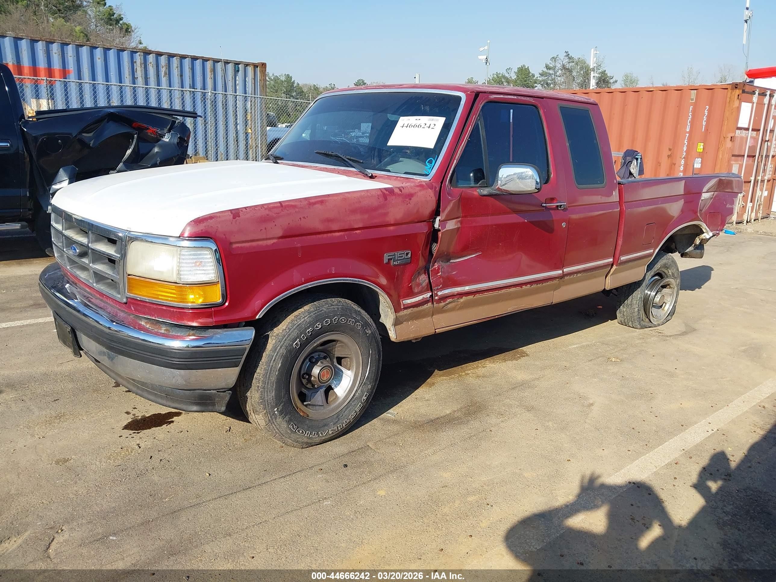 1994 Ford F150 Maroon vin: 1FTEX15N0RKA06538