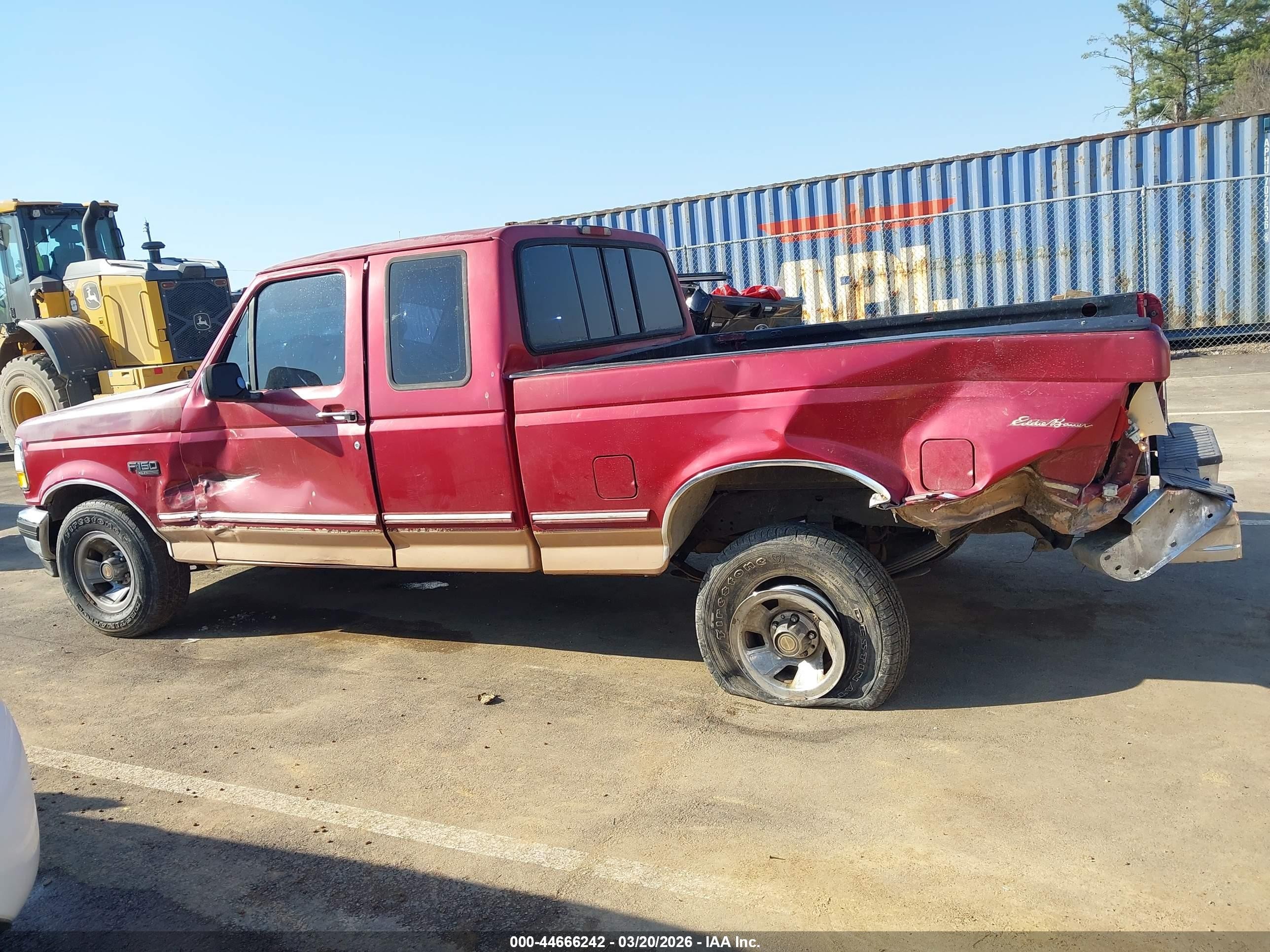 1994 Ford F150 Maroon vin: 1FTEX15N0RKA06538