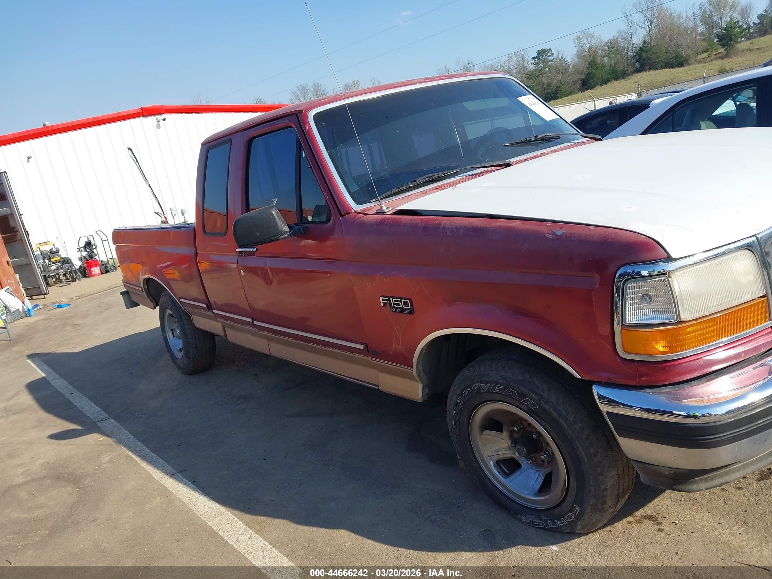1994 Ford F150 Maroon vin: 1FTEX15N0RKA06538