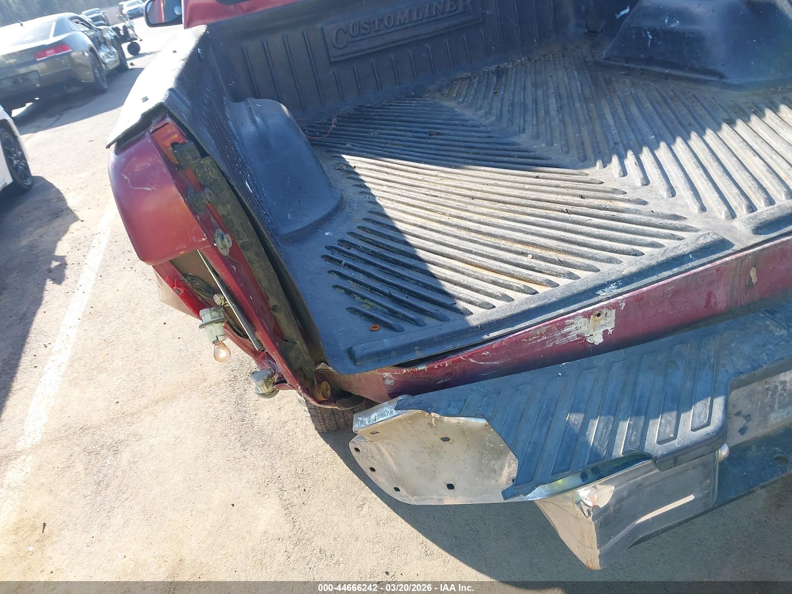 1994 Ford F150 Maroon vin: 1FTEX15N0RKA06538
