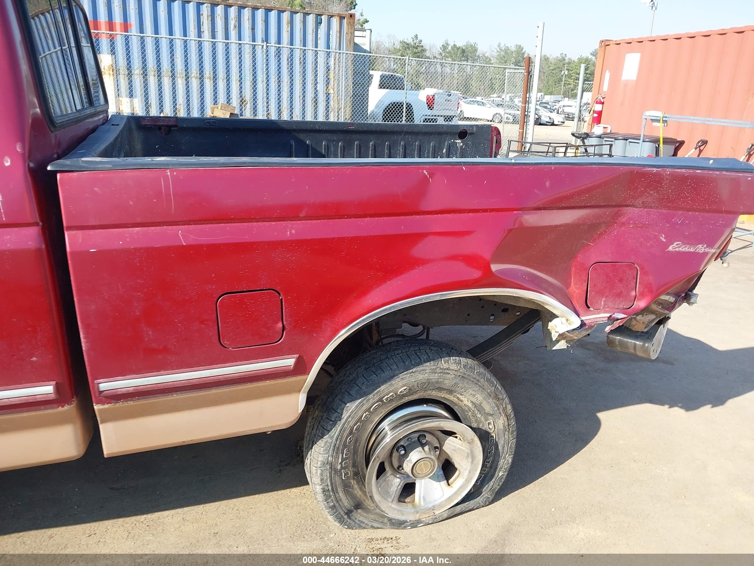 1994 Ford F150 Maroon vin: 1FTEX15N0RKA06538