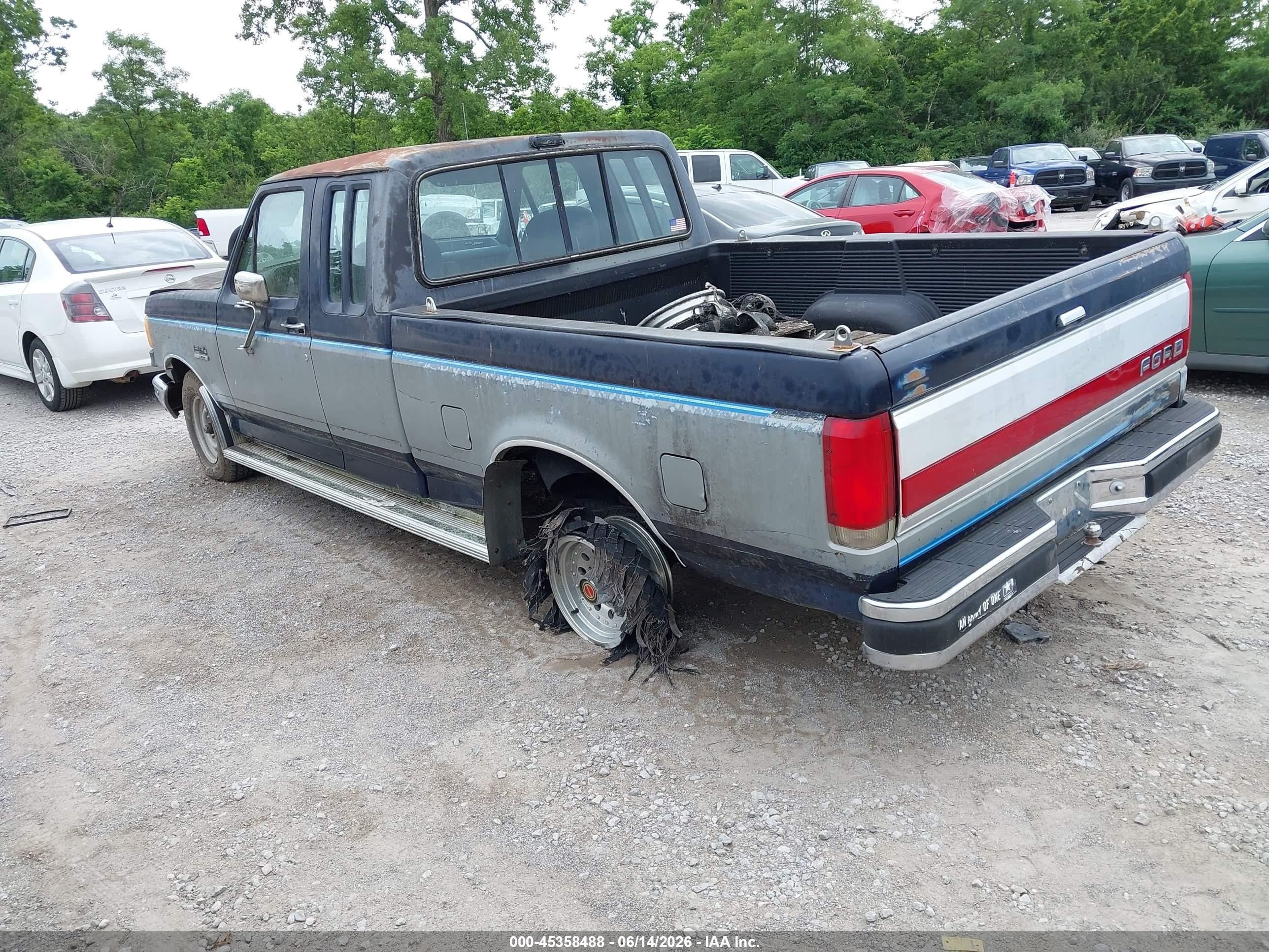 1990 Ford F150   Blue vin: 1FTEX15N1LKA77299