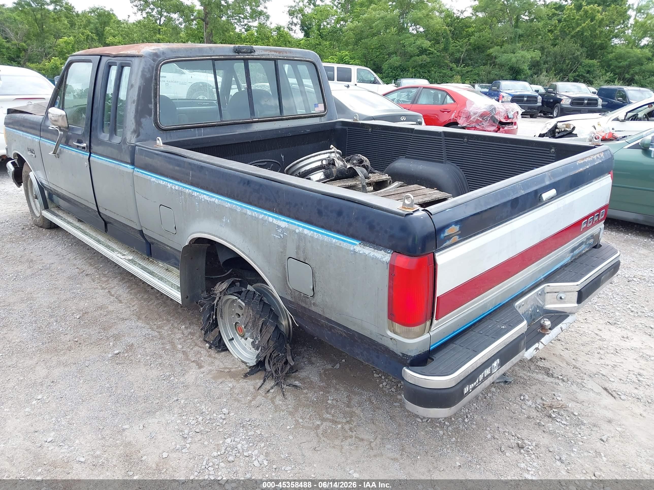 1990 Ford F150   Blue vin: 1FTEX15N1LKA77299
