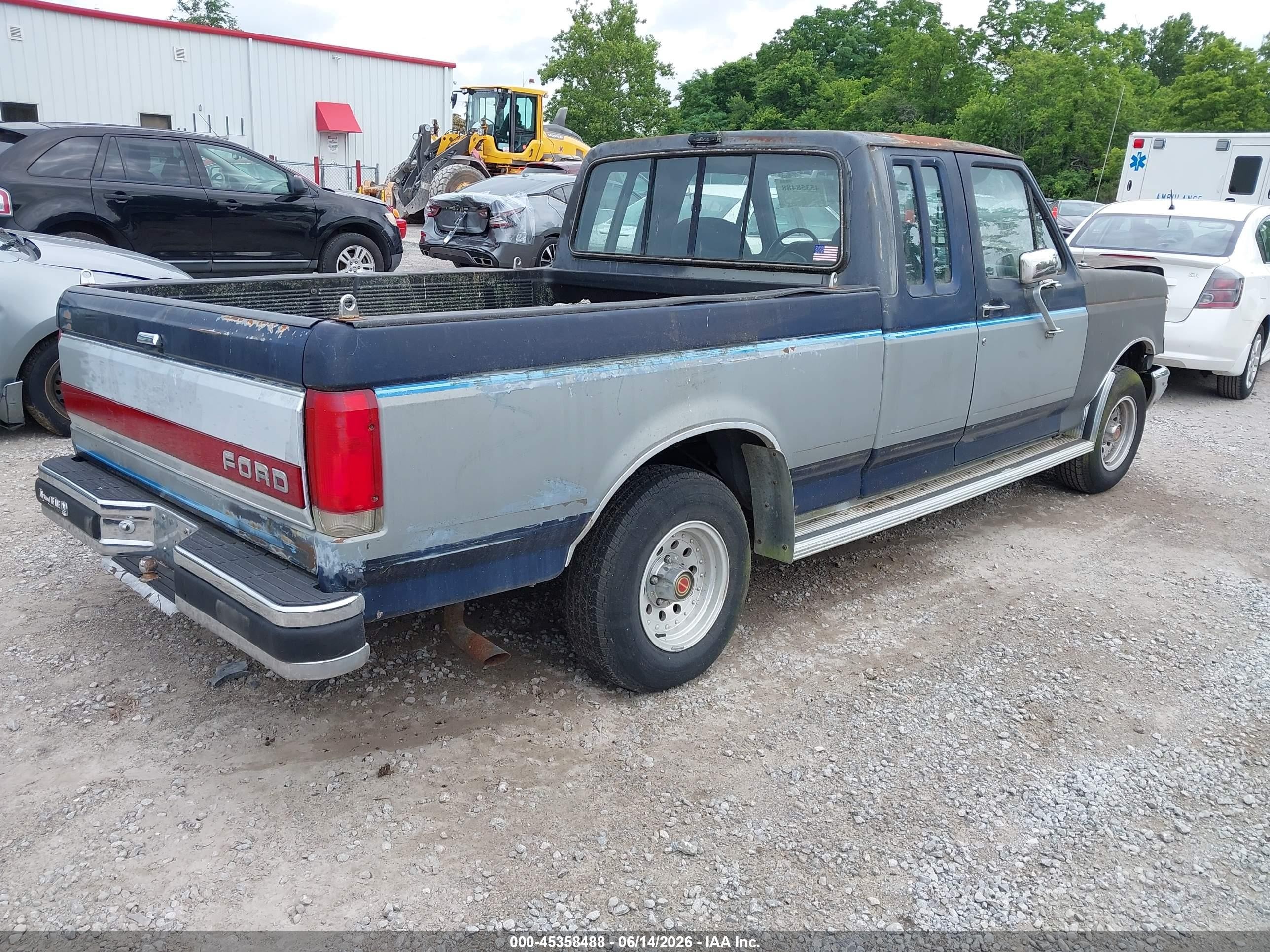 1990 Ford F150   Blue vin: 1FTEX15N1LKA77299