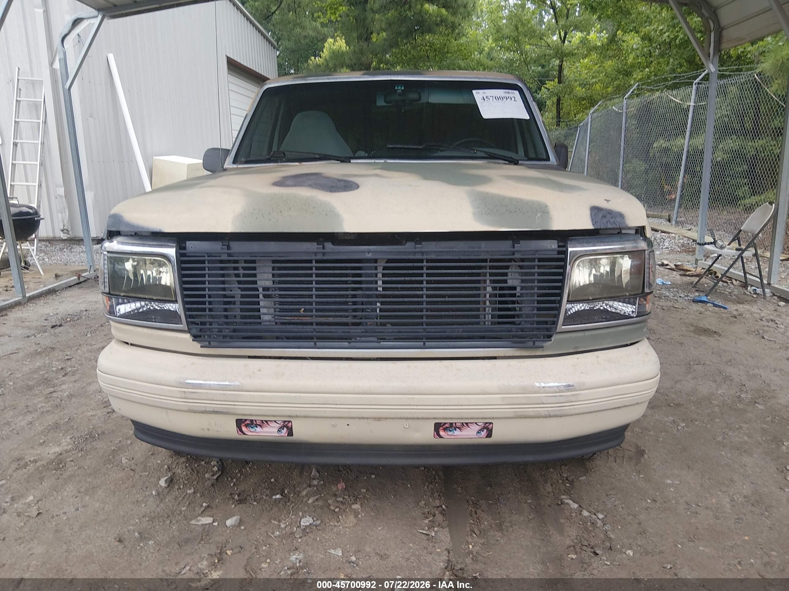 1996 Ford F150   Green vin: 1FTEX15N1TKA25803