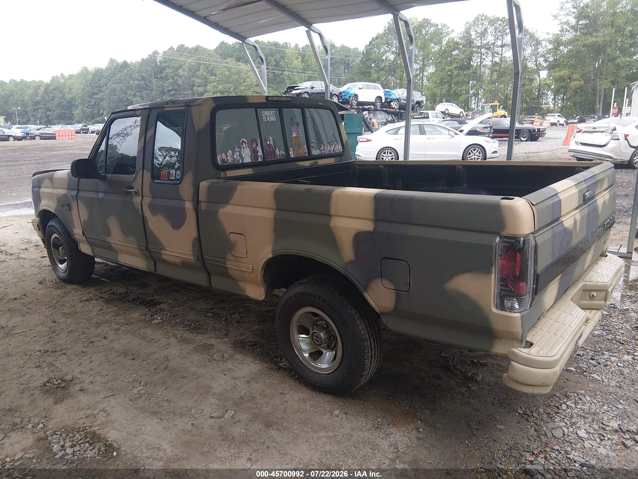 1996 Ford F150   Green vin: 1FTEX15N1TKA25803
